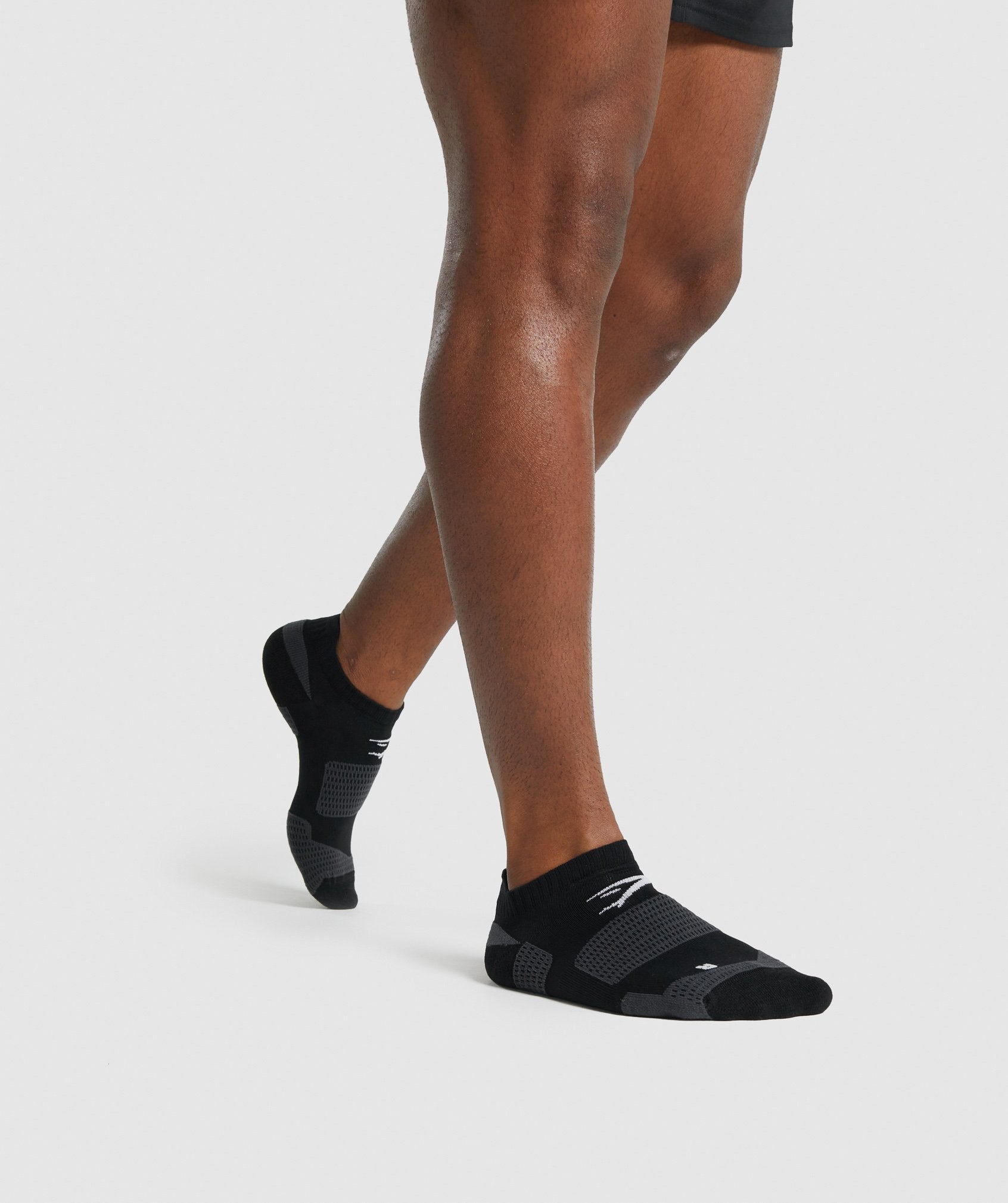 Black Men's Gymshark Ankle Performance Socks | TIWQZF-219