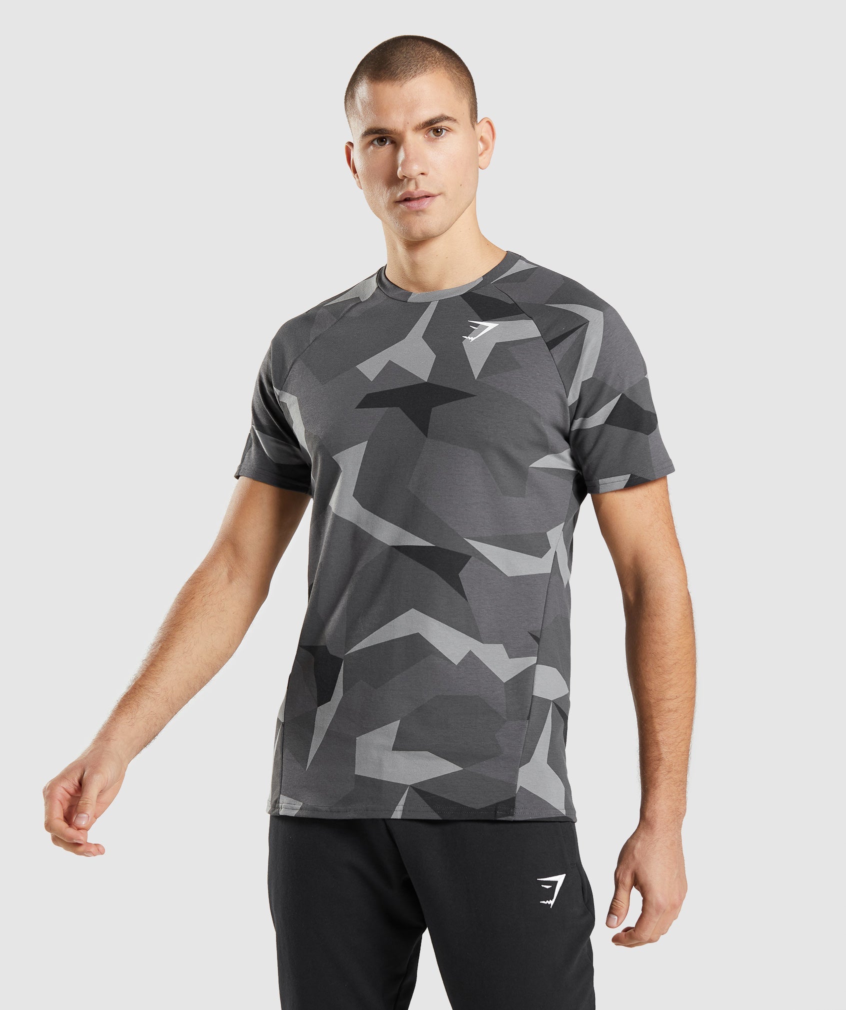 Black Men's Gymshark Critical T Shirts | VZOXBS-279