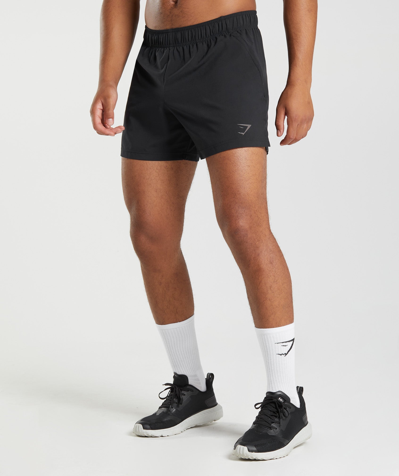 Black Men's Gymshark Sport 5" Shorts | XGLWHT-940