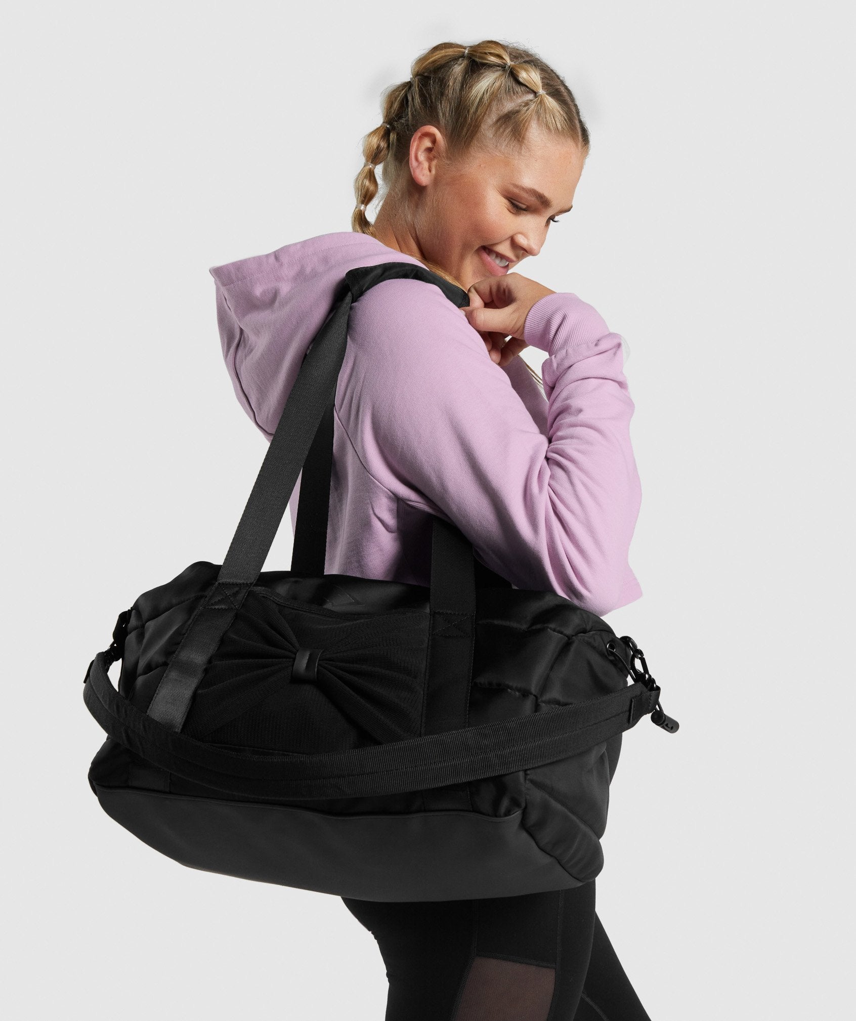 Black Women's Gymshark Studio Gym Bags | CRSAUV-496