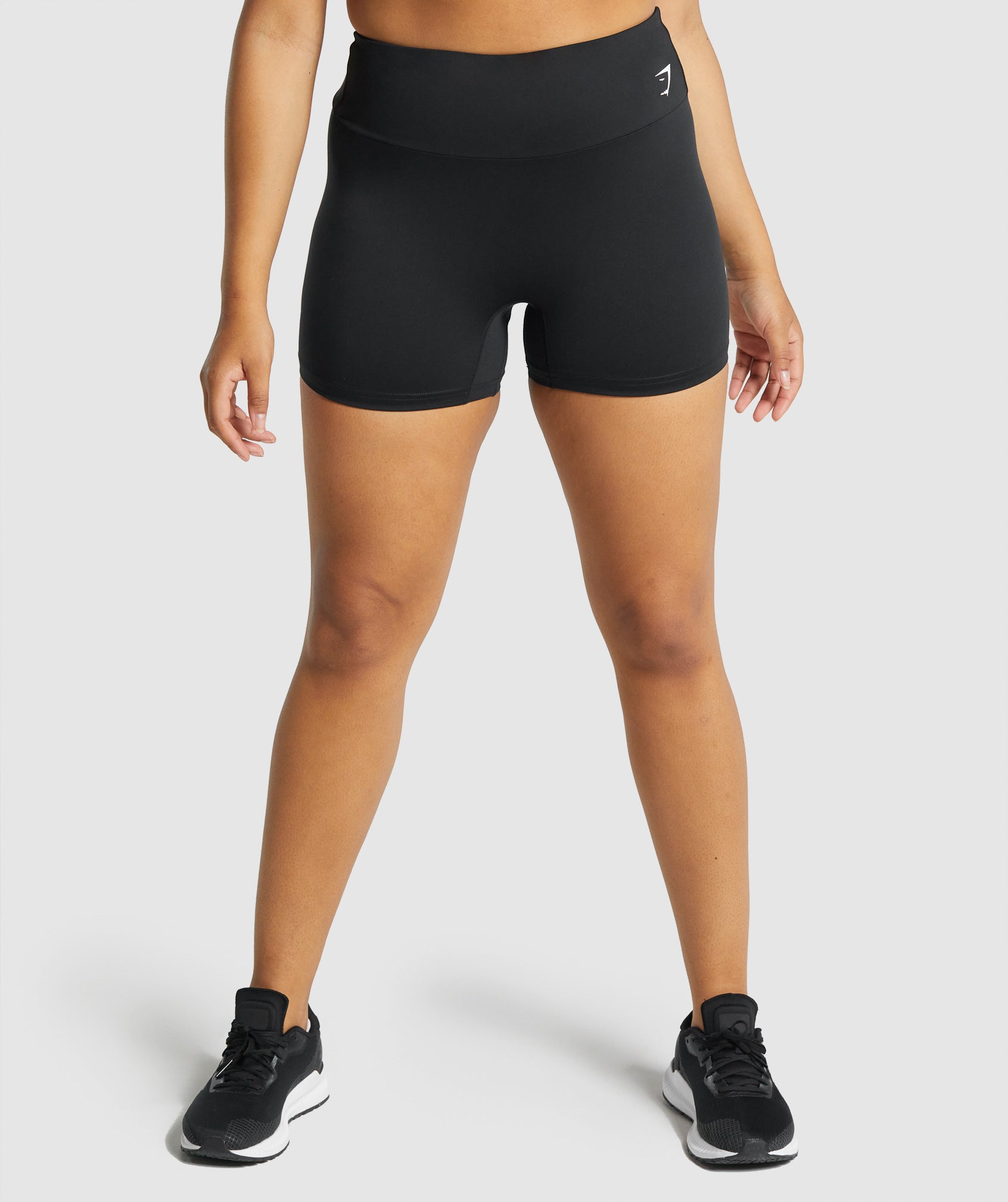 Black Women's Gymshark Training Shorts | JTSPDR-742