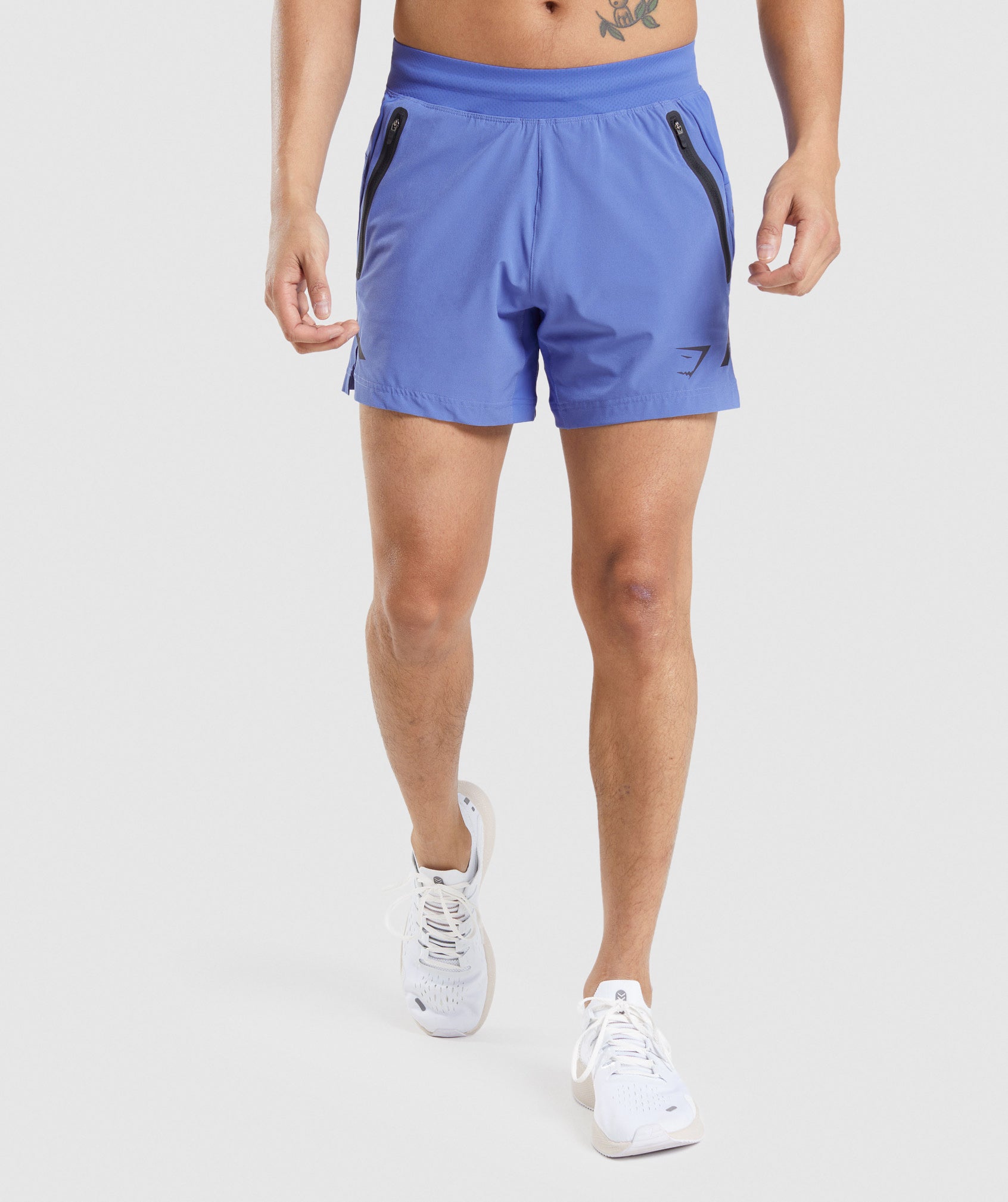 Blue Men's Gymshark Apex 5" Perform Shorts | ULRWXD-437