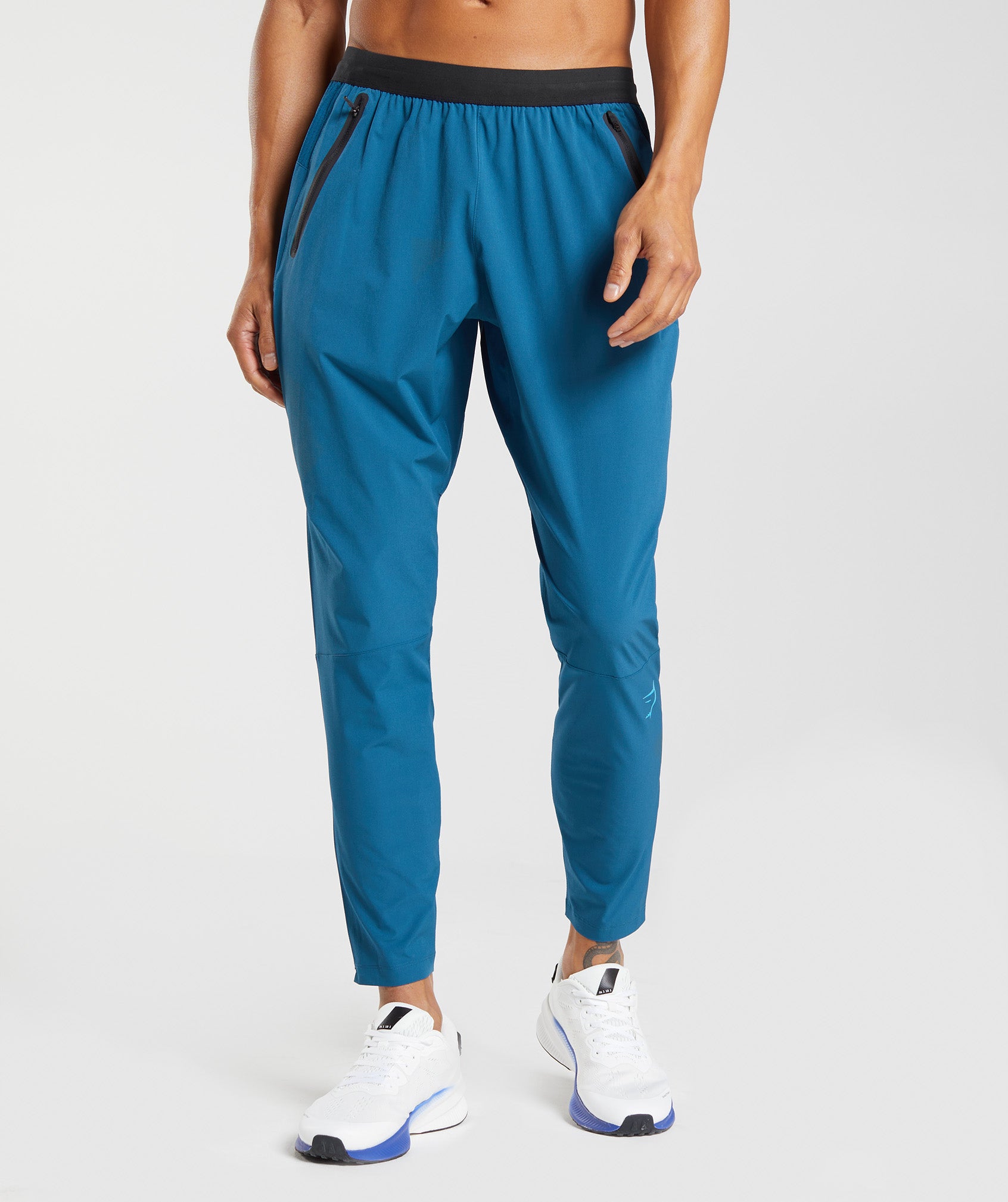 Blue Men's Gymshark Hybrid Woven Jogger | EVCOAG-542