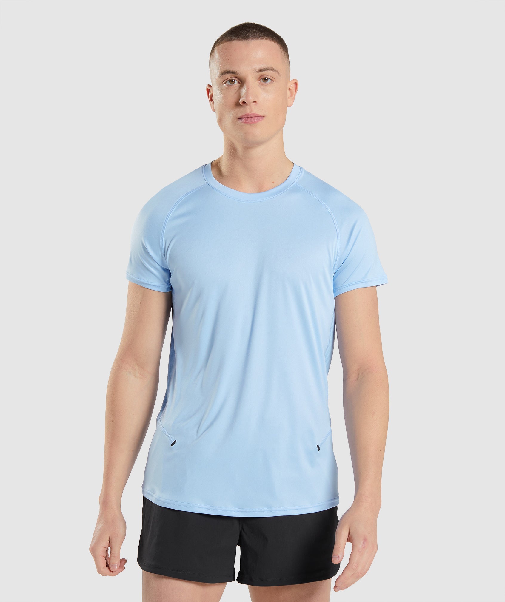 Blue Men's Gymshark Speed Evolve T Shirts | VOIGRZ-385