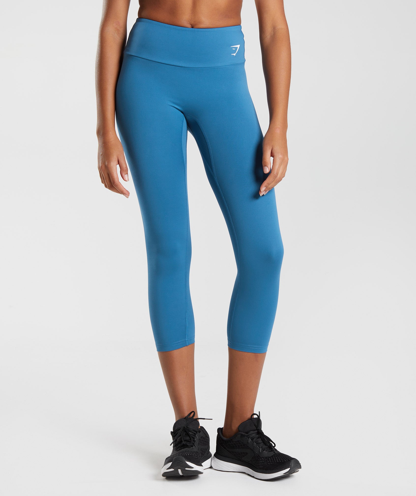 Blue Women's Gymshark Training 7/8 Leggings | OKZSDE-853