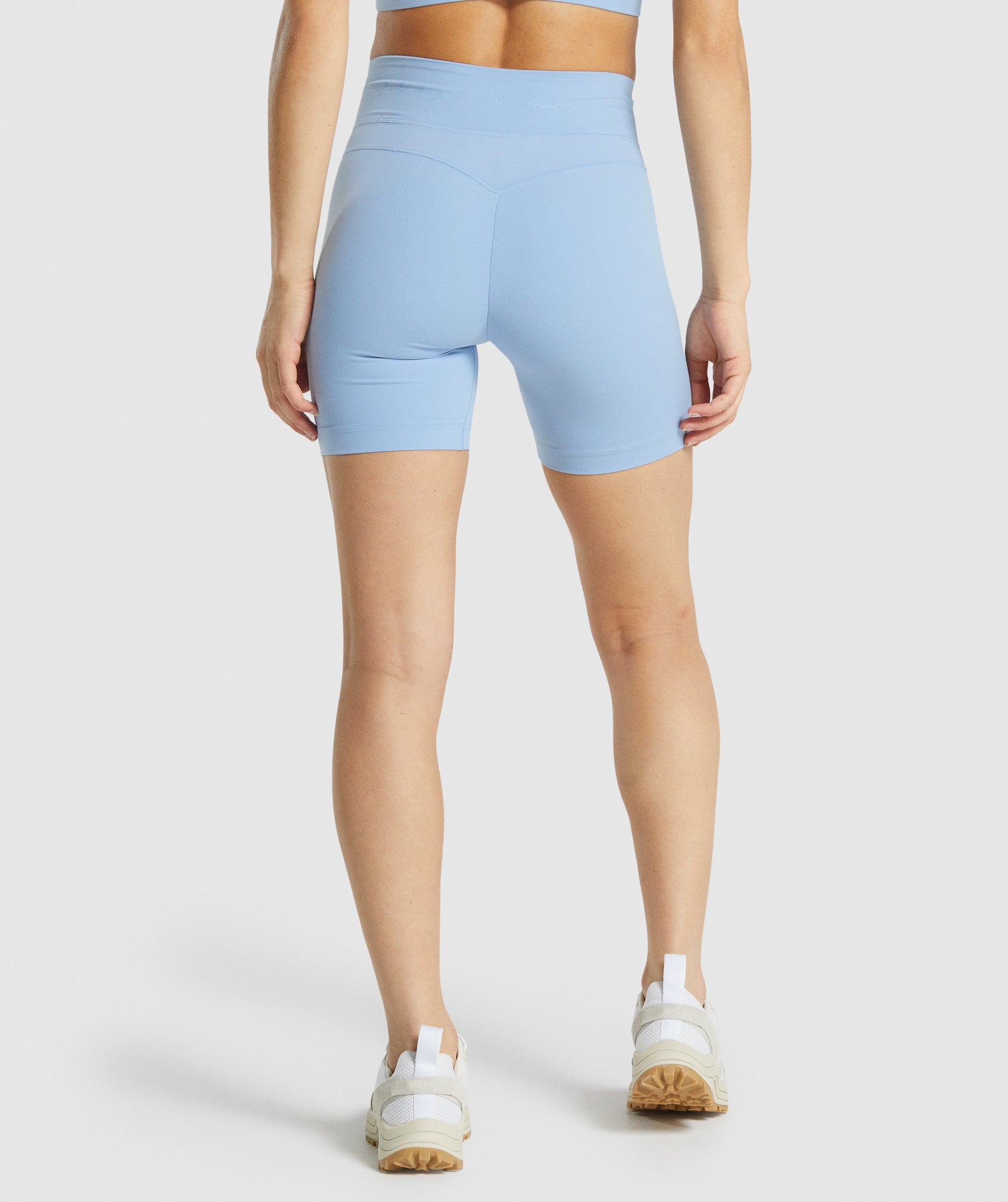 Blue Women's Gymshark Whitney Mesh Shorts | QPTMNX-809