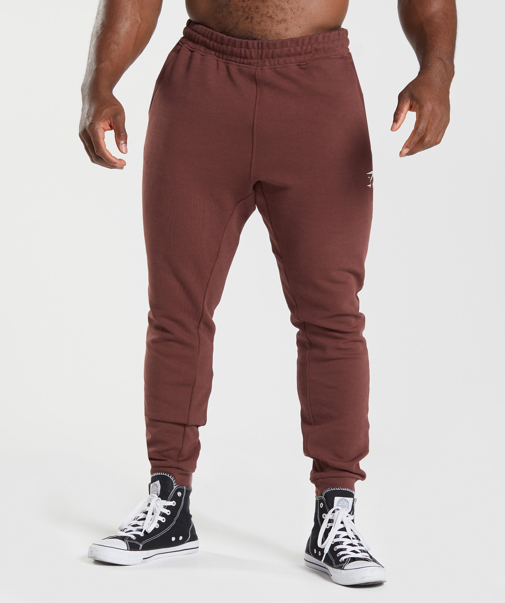 Brown Men's Gymshark React Jogger | HYTFCU-978