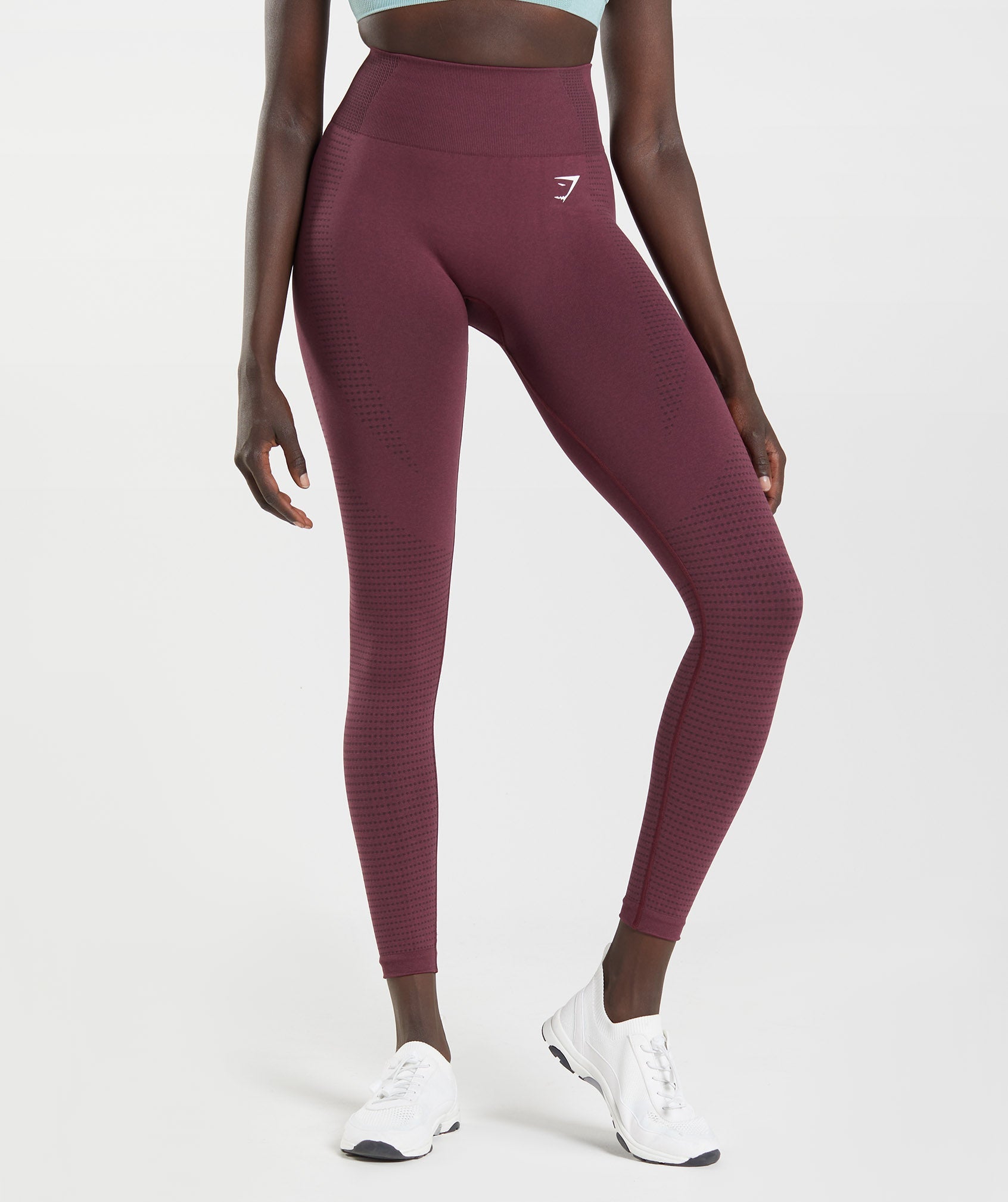 Burgundy Women's Gymshark Vital Seamless 2.0 Leggings | UHPKRL-579