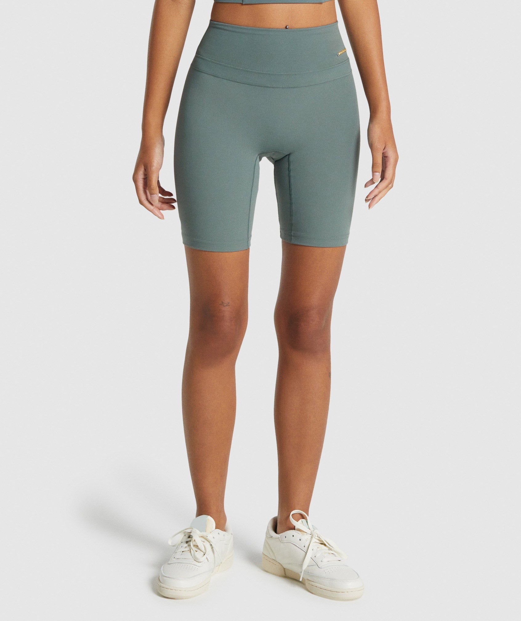 Dark Green Women's Gymshark Whitney Cycling Shorts | NMQSYP-062