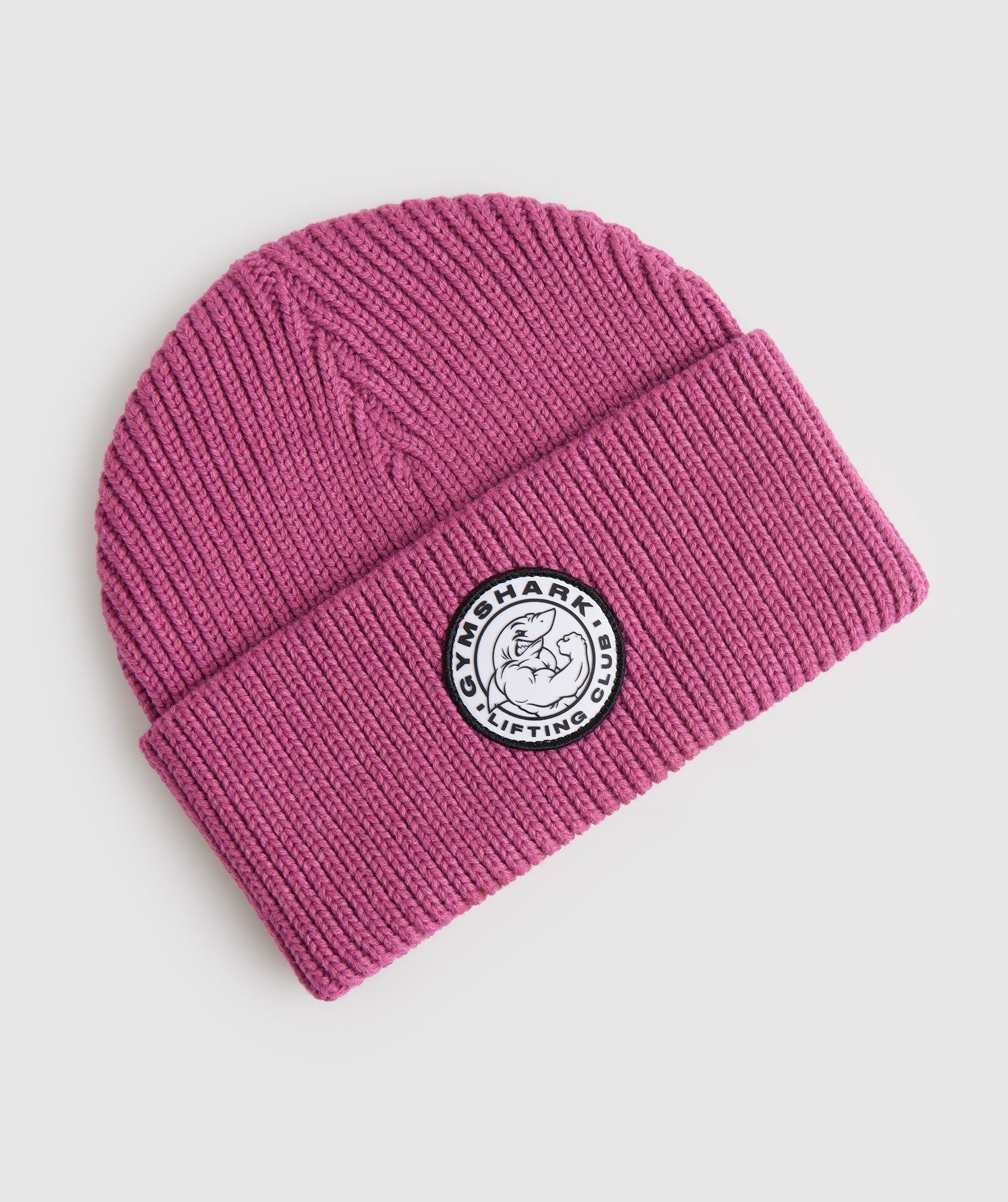 Deep Pink Women's Gymshark Legacy Deep Cuff Beanie Hats | PGMFUZ-179