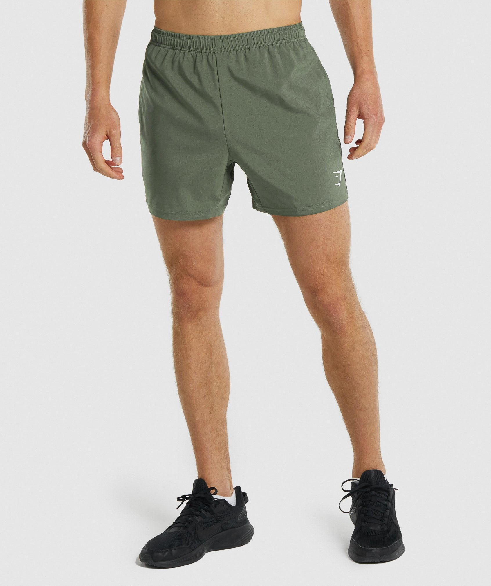 Green Men's Gymshark Arrival 5" Shorts | ZTVIKJ-296