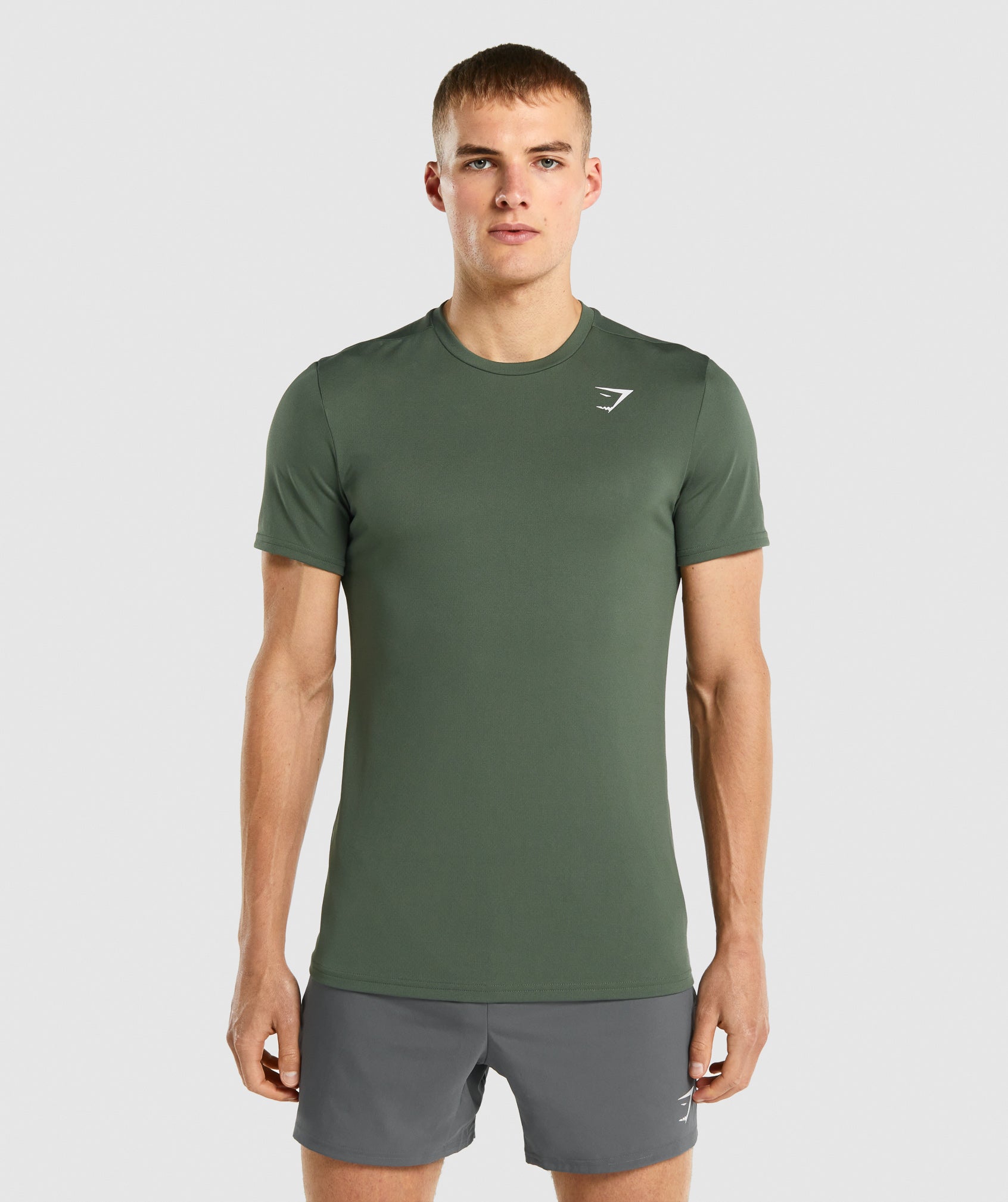 Green Men's Gymshark Arrival T Shirts | ZPXIRW-753