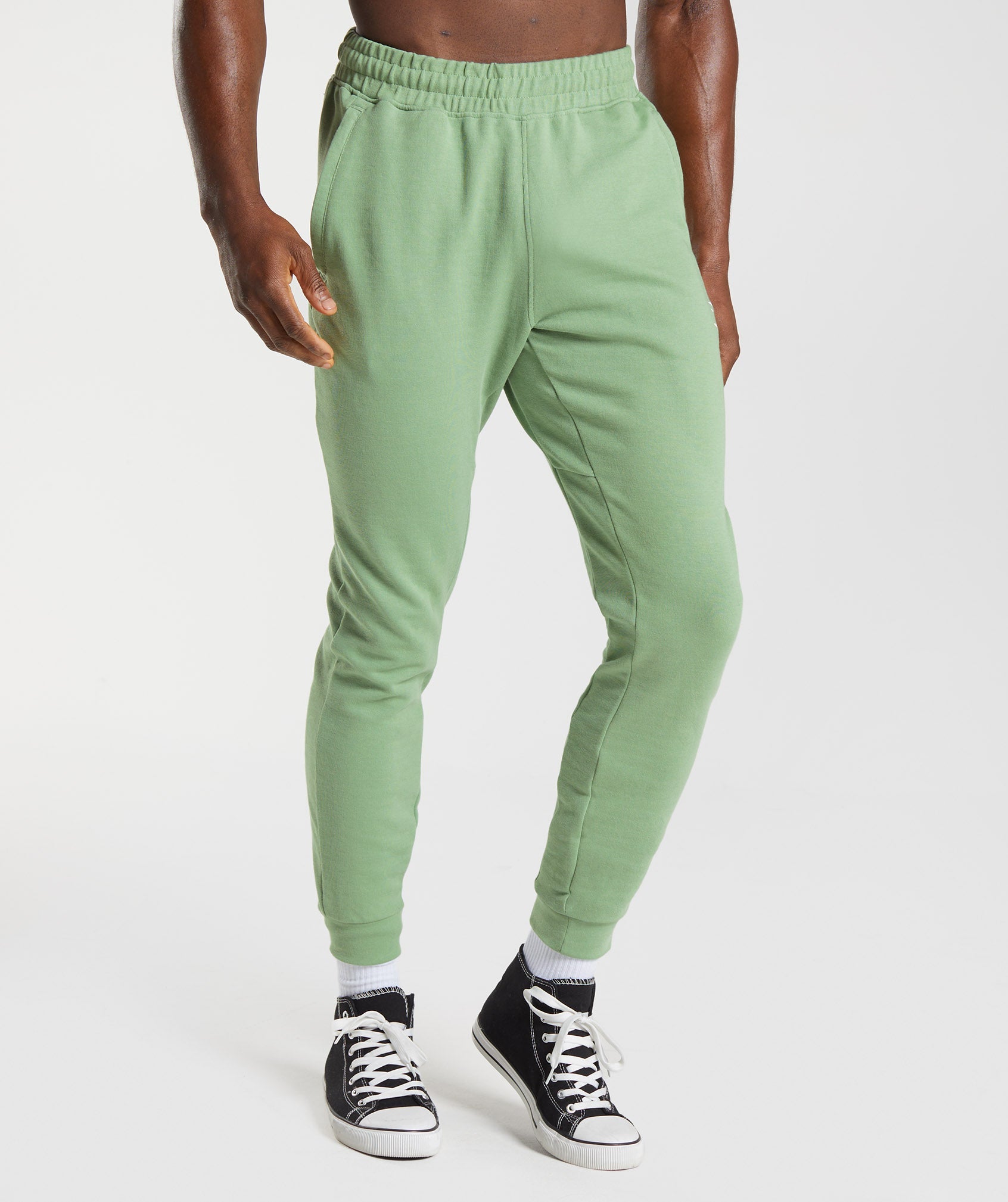 Green Men's Gymshark React Jogger | NSFVPT-132