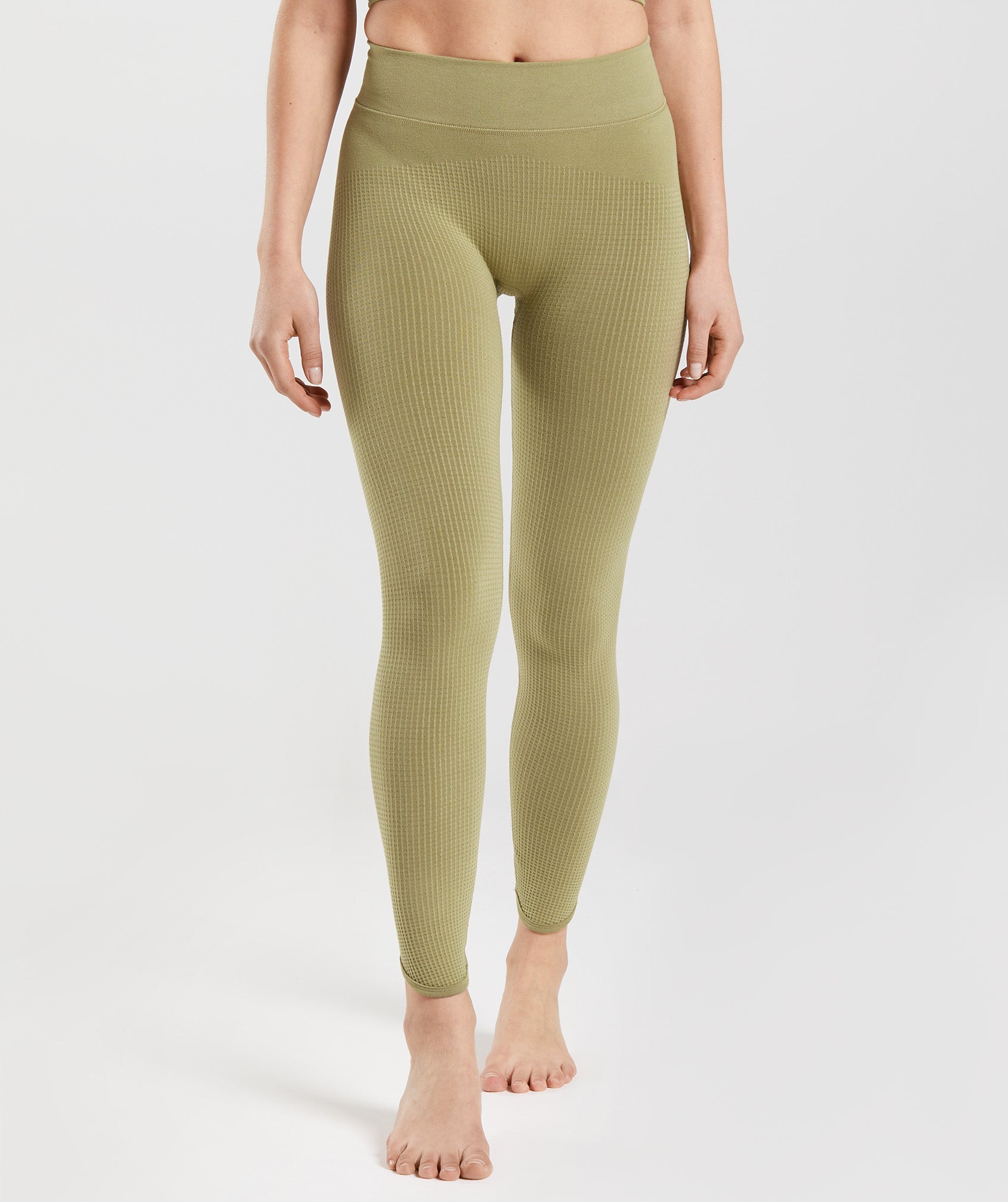 Green Women's Gymshark Pause Seamless Leggings | MYILBA-498