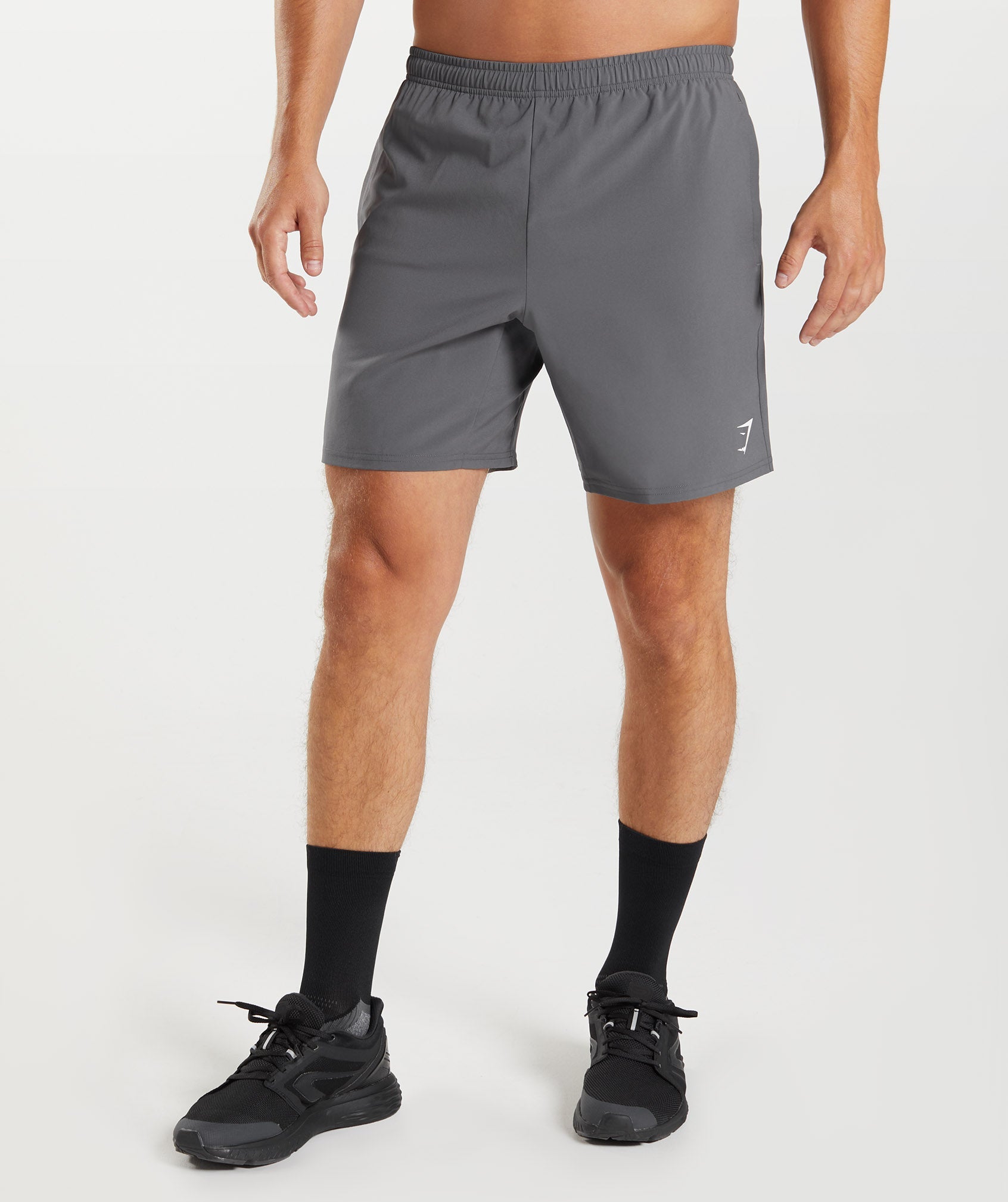 Grey Men's Gymshark Arrival 7" Shorts | KXTHOY-271