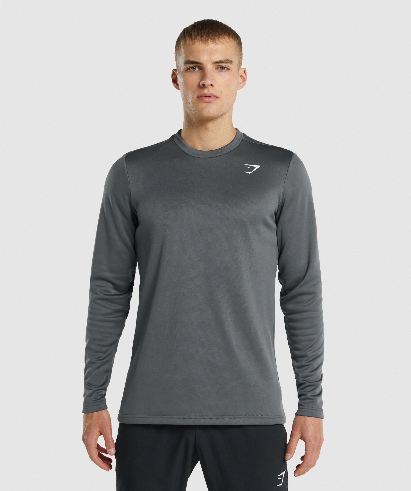 Grey Men's Gymshark Arrival Crew Sweatshirts | ZUJSNE-723