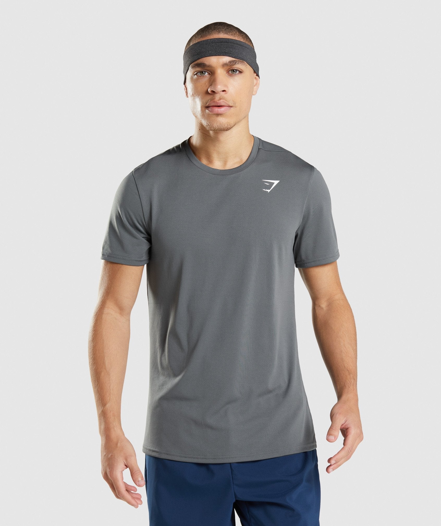 Grey Men's Gymshark Arrival T Shirts | RLVCJZ-594