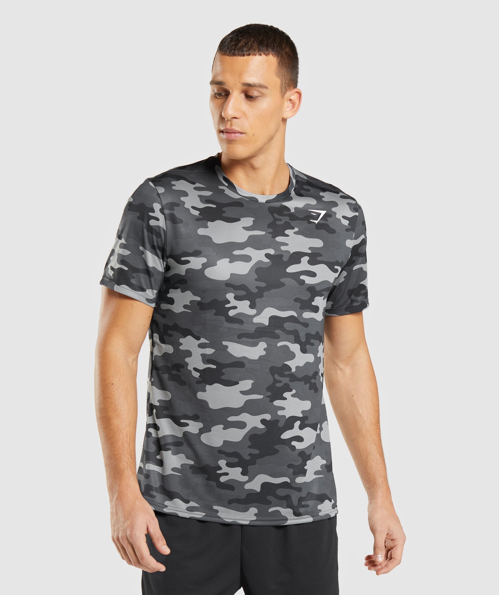 Grey Men's Gymshark Arrival T Shirts | TQNHOY-719