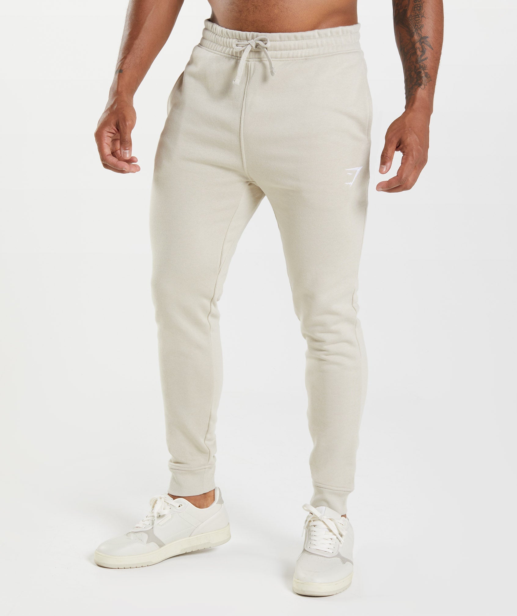 Grey Men's Gymshark Crest Jogger | MAJHXI-791