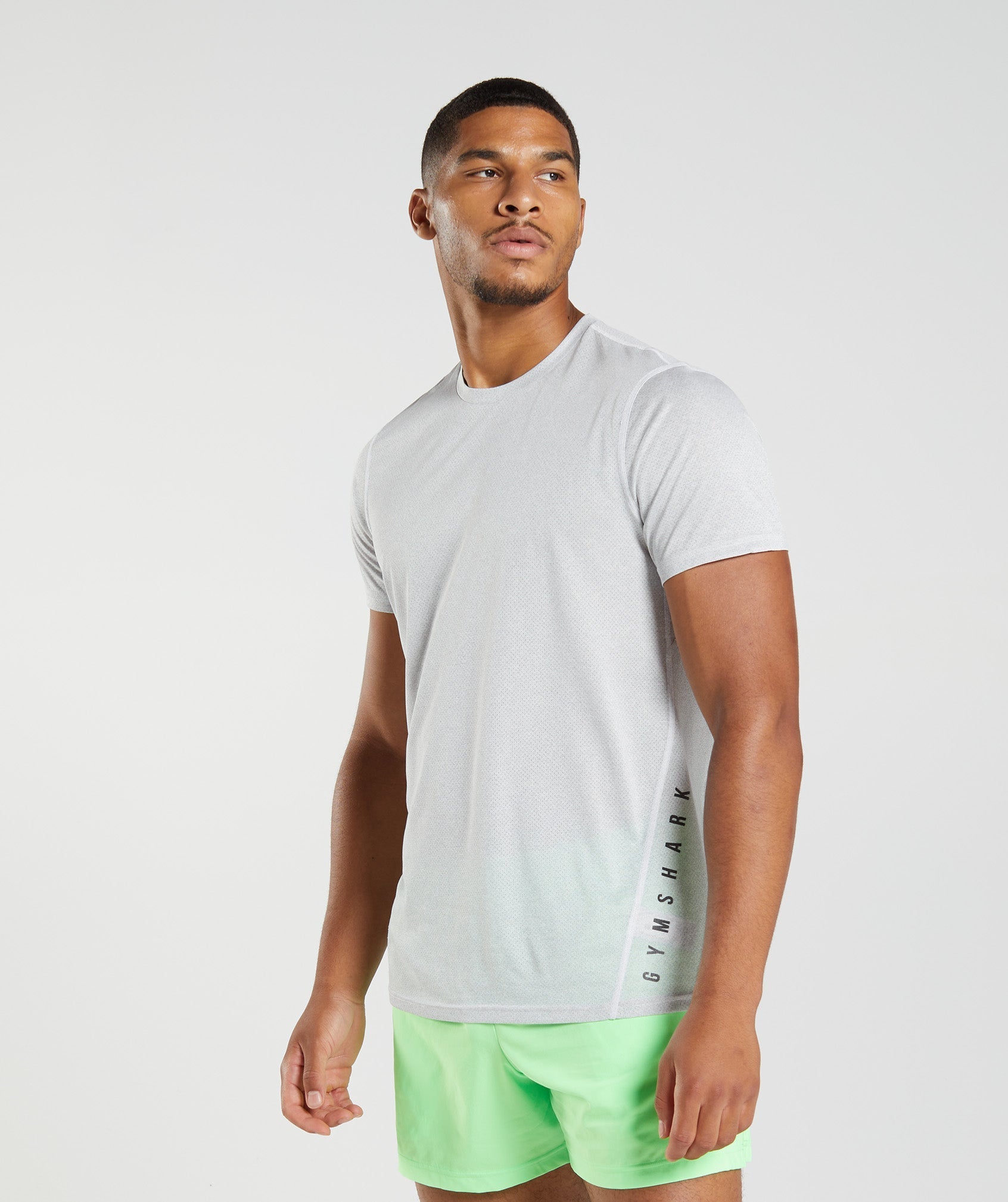 Grey Men's Gymshark Sport T Shirts | DILGWV-890