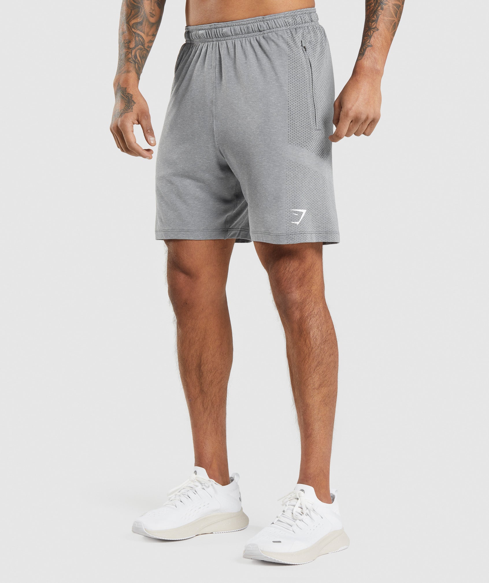 Grey Men's Gymshark Vital Light Shorts | YSVOLC-219