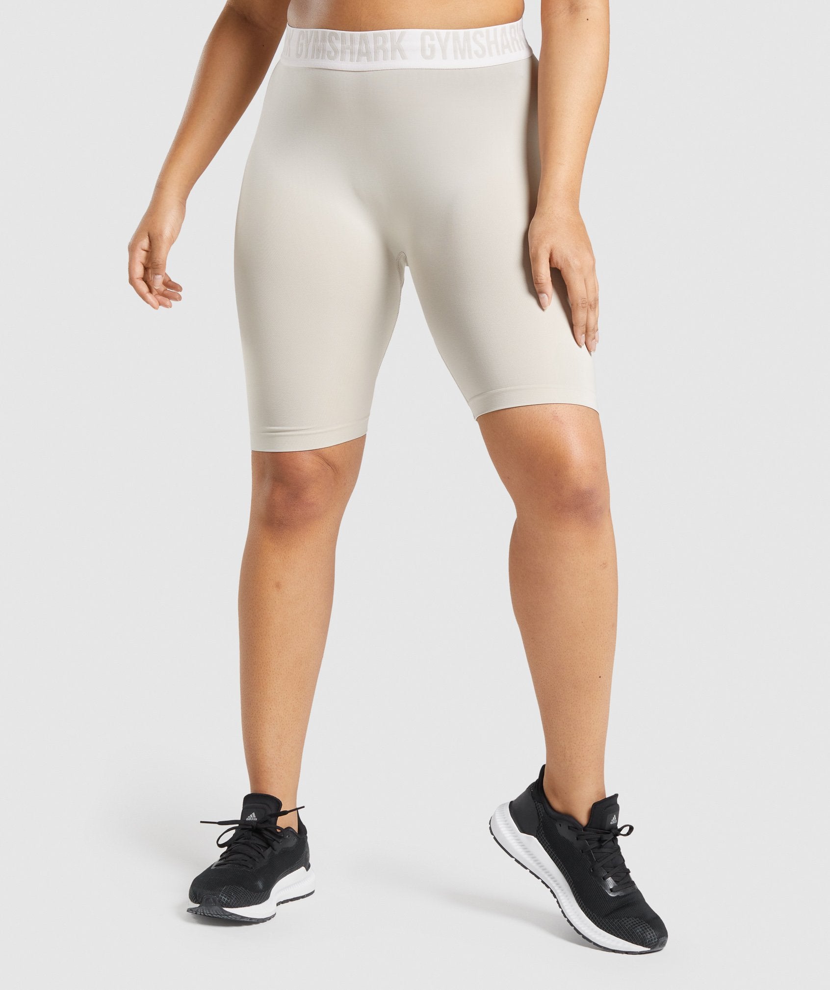 Grey Women's Gymshark Fit Seamless Cycling Shorts | IMSLBA-316