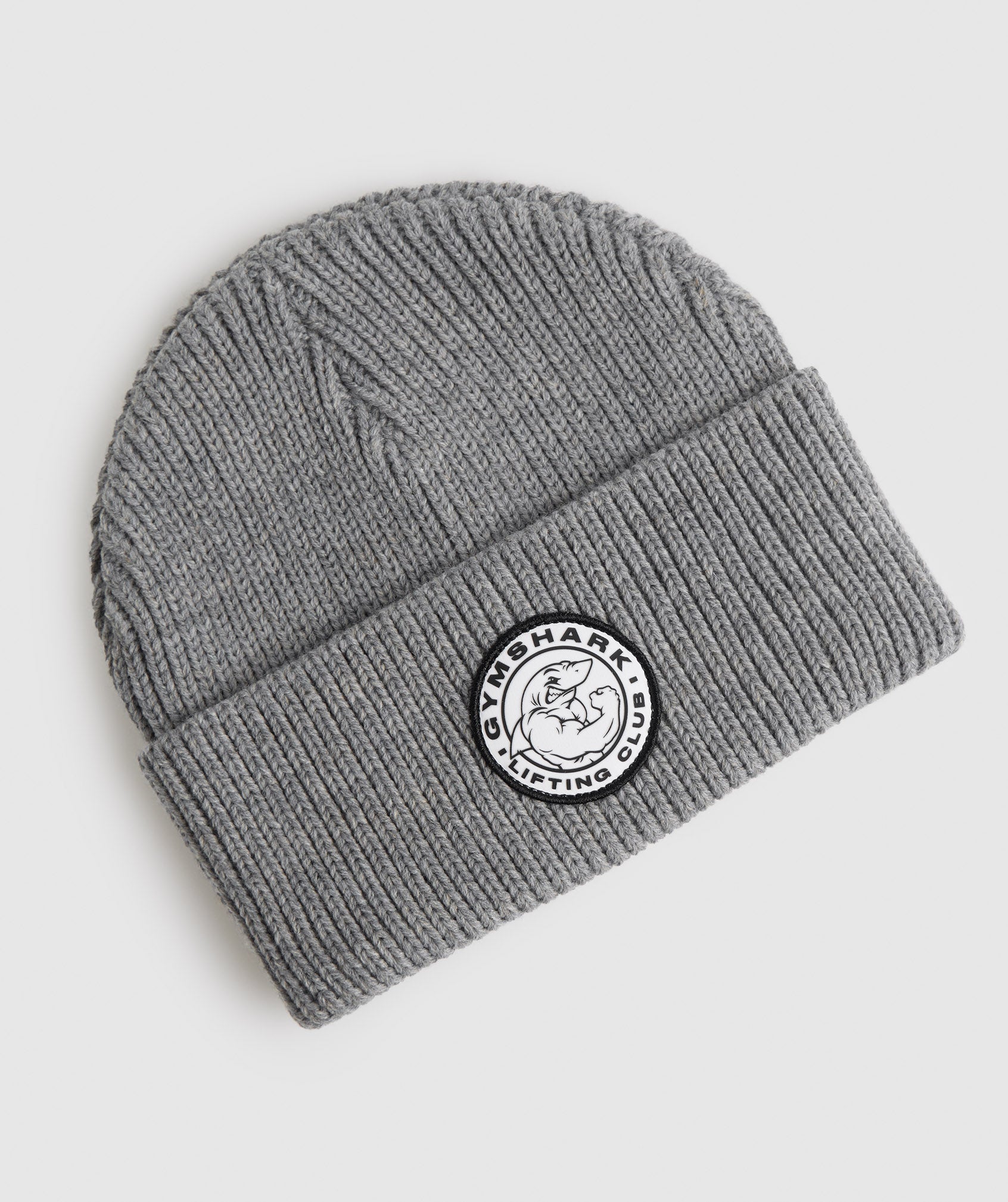 Light Grey Men's Gymshark Legacy Deep Cuff Beanie Hats | VNJGZW-873