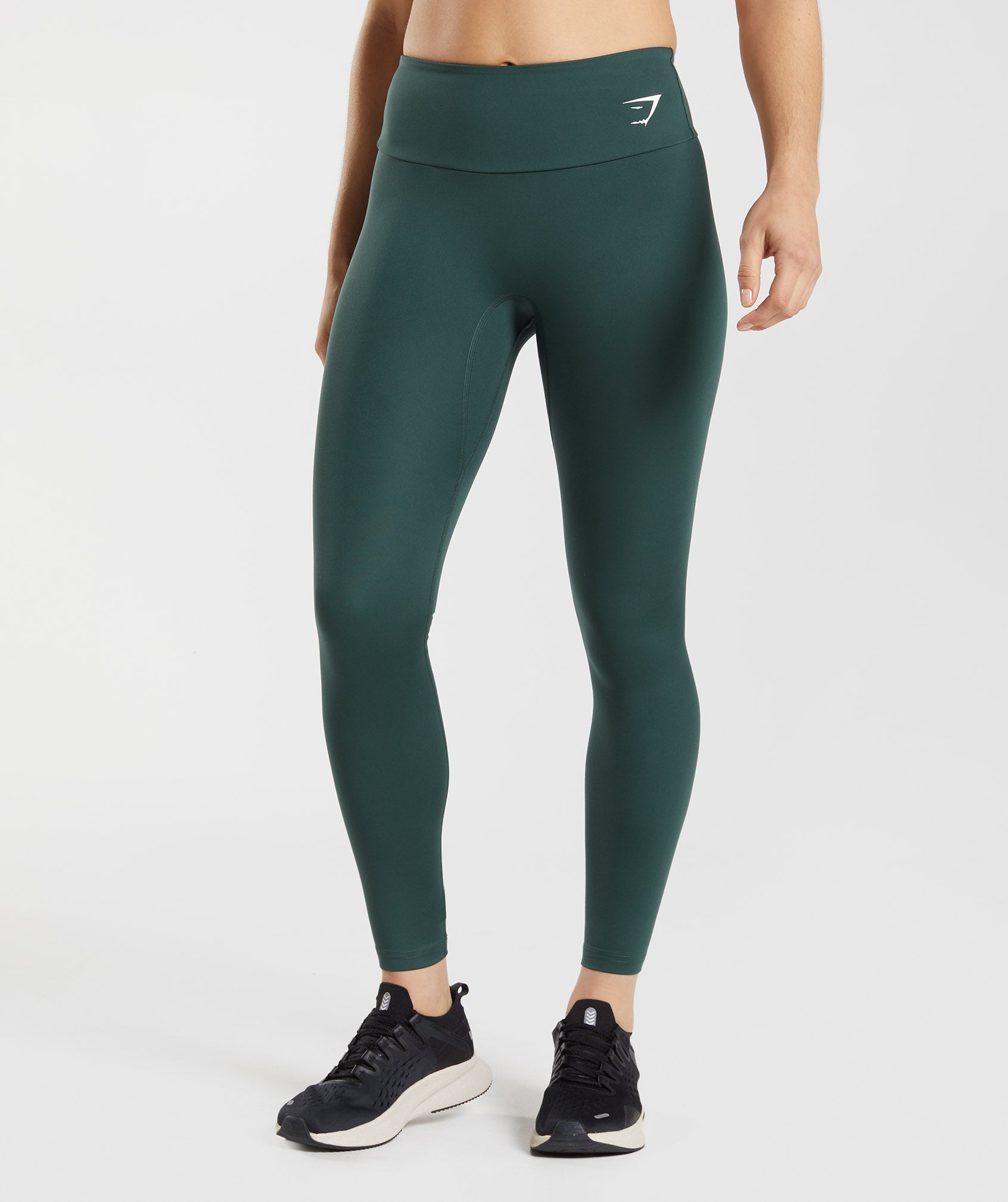 Obsidian Green Women's Gymshark Training Leggings | ROBNMF-378