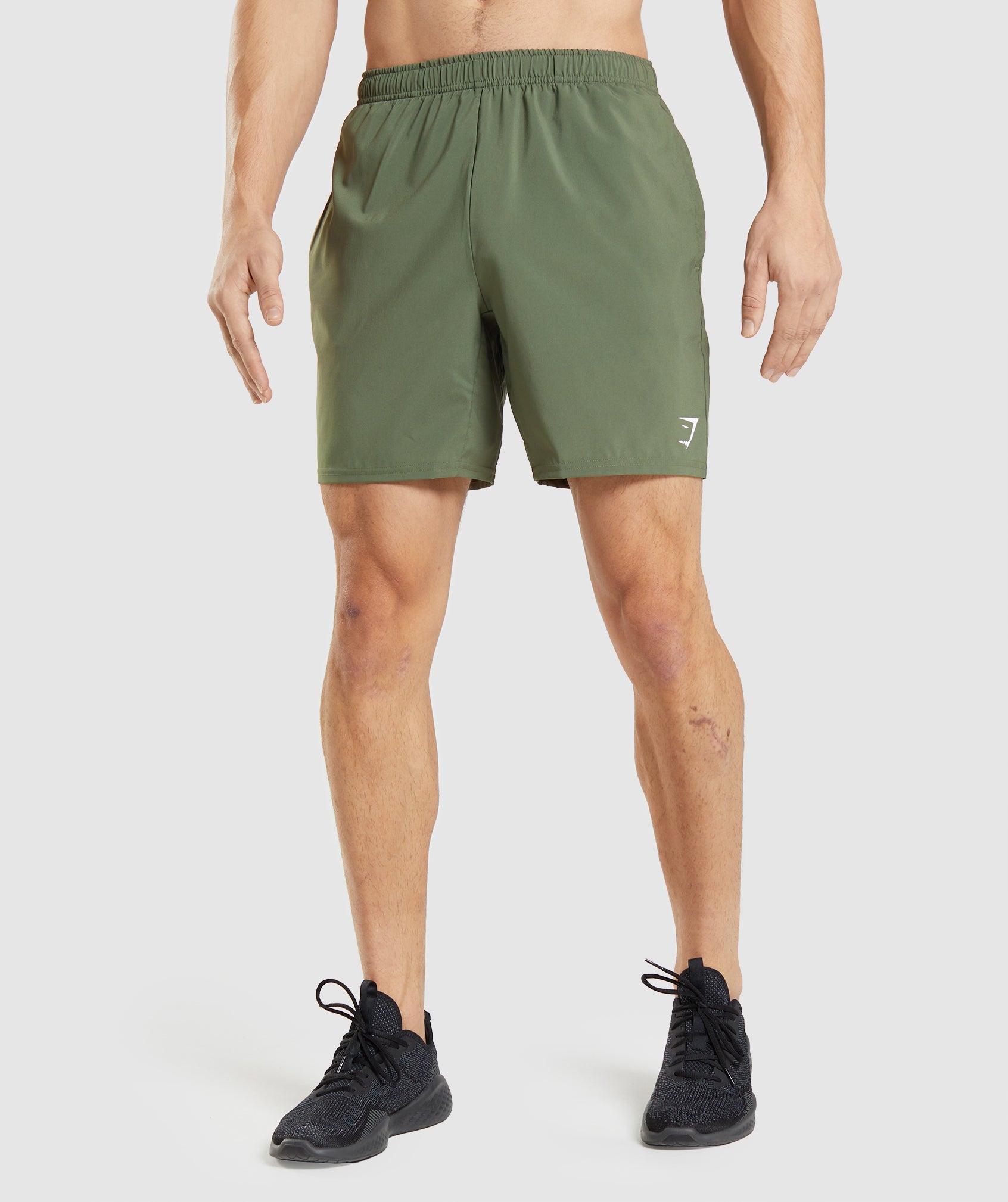 Olive Men's Gymshark Arrival Shorts | CVFYIH-691