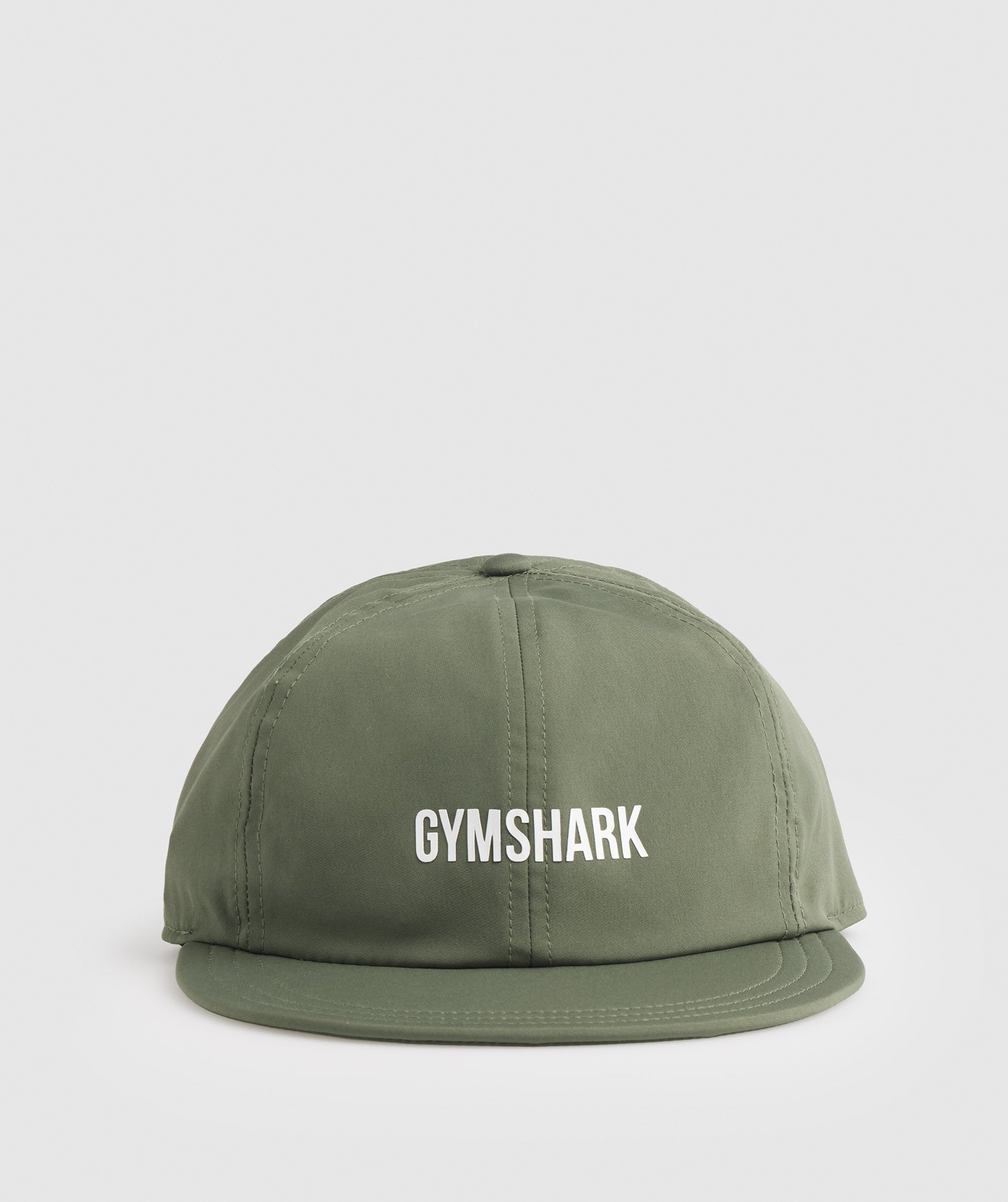 Olive Women's Gymshark Flat Peak Hats | KBRCDH-961