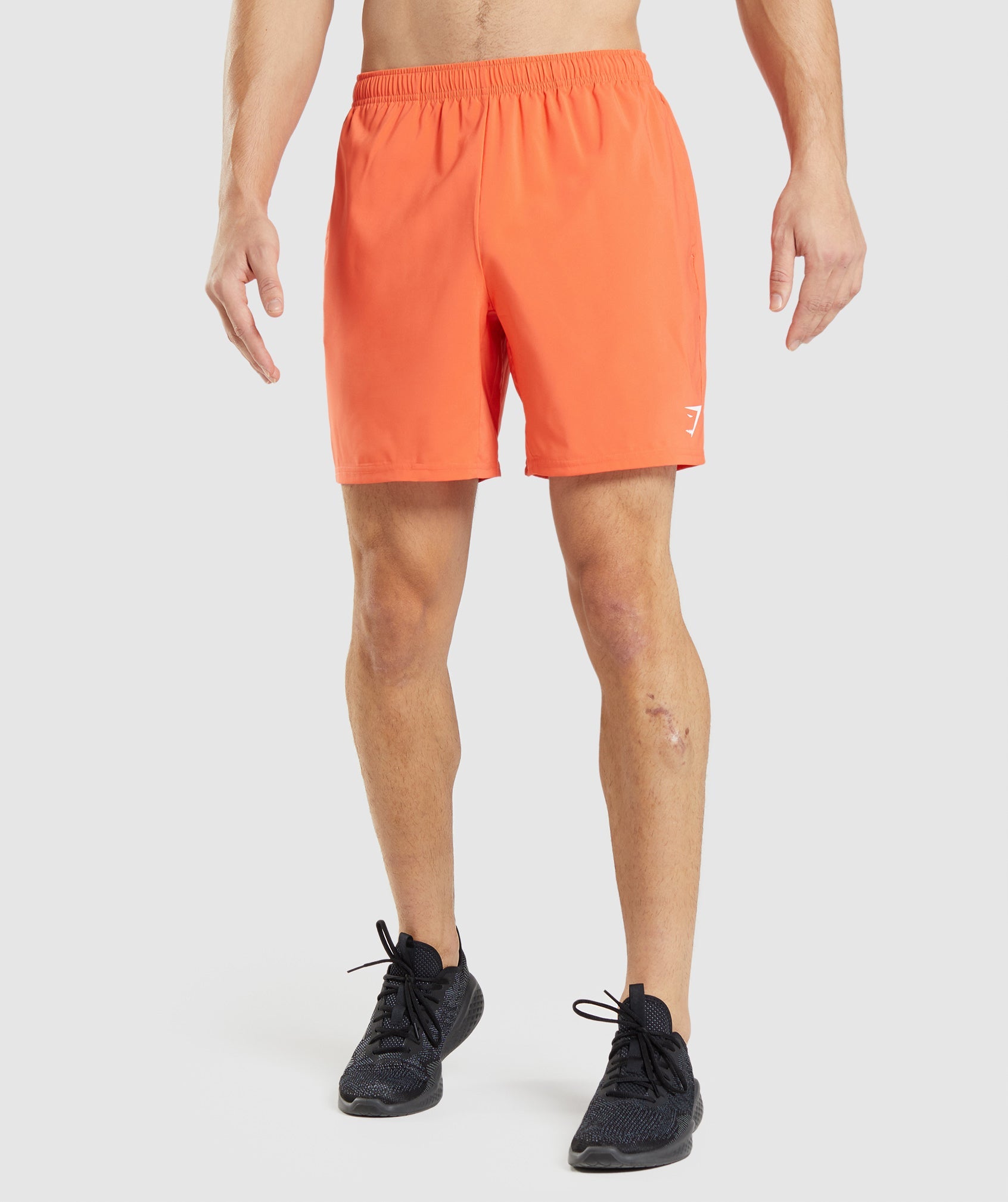 Orange Men's Gymshark Arrival Shorts | IULPXM-348