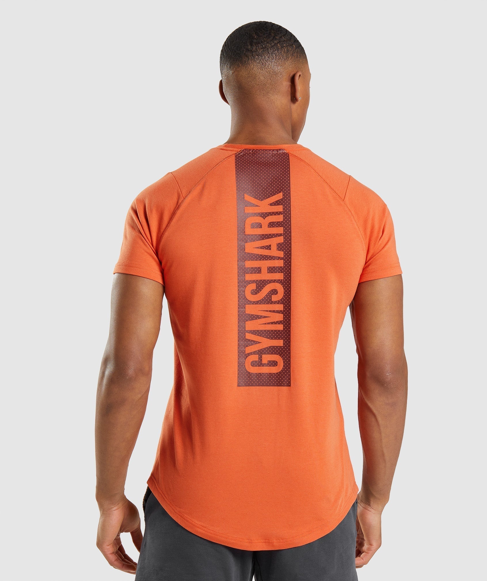 Orange Men's Gymshark Bold T Shirts | AXTDSO-980