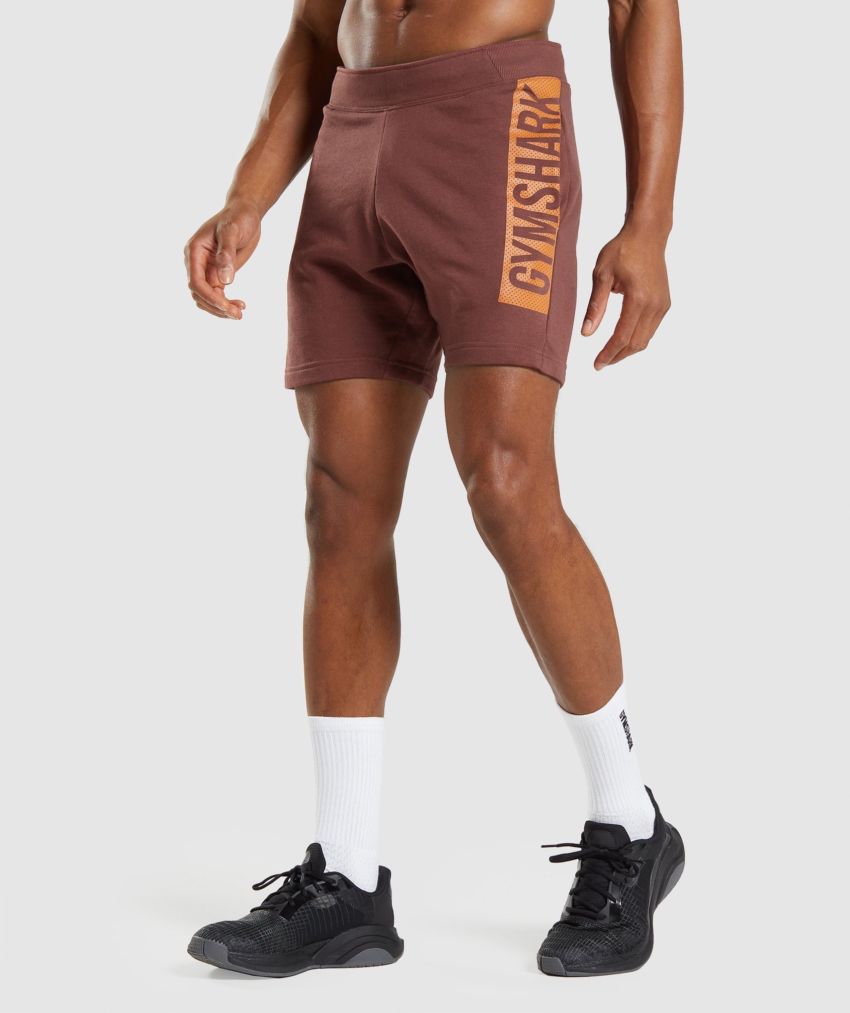 Pink Brown Men's Gymshark Bold Shorts | QHABCF-321