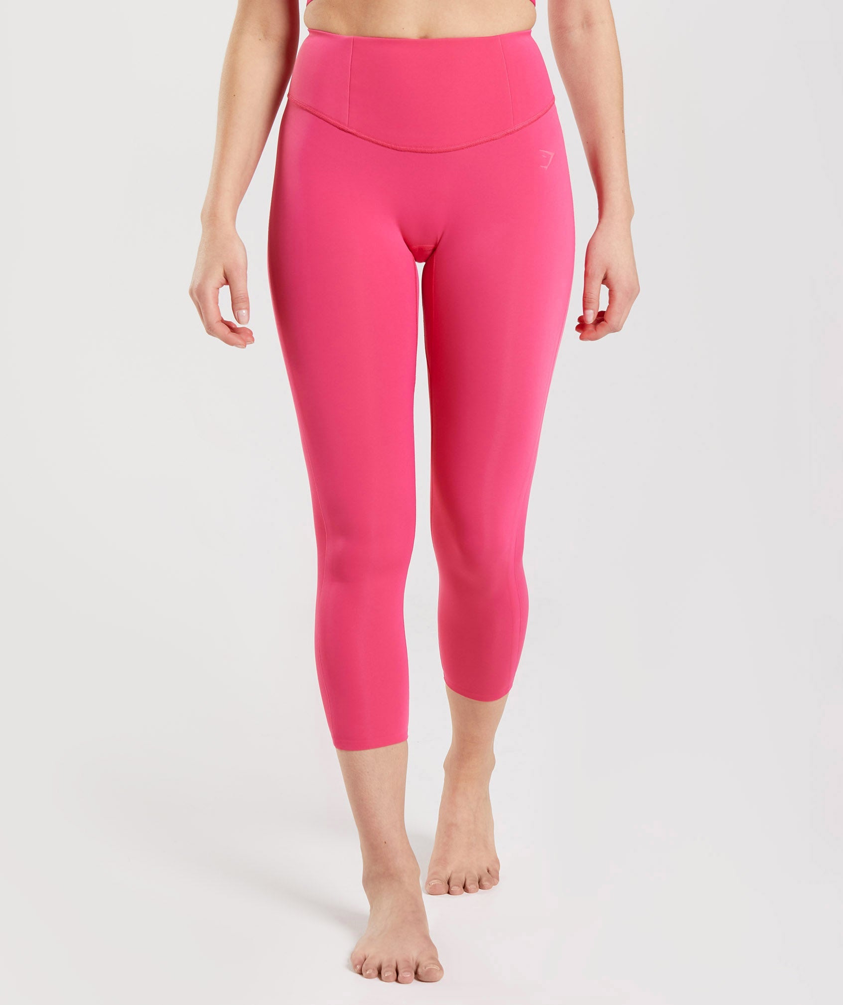 Pink Women's Gymshark Studio 7/8 Leggings | VXARJM-364