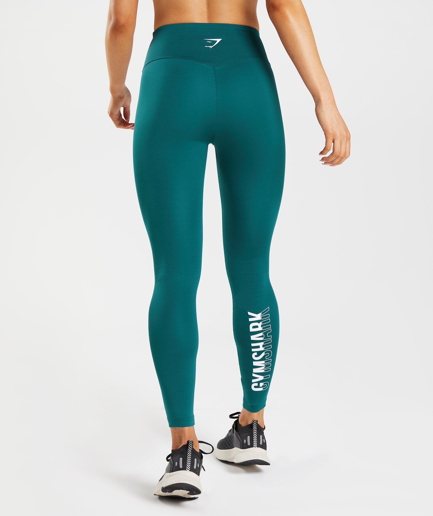 Turquoise Women's Gymshark Fraction Leggings | VFLWPJ-928