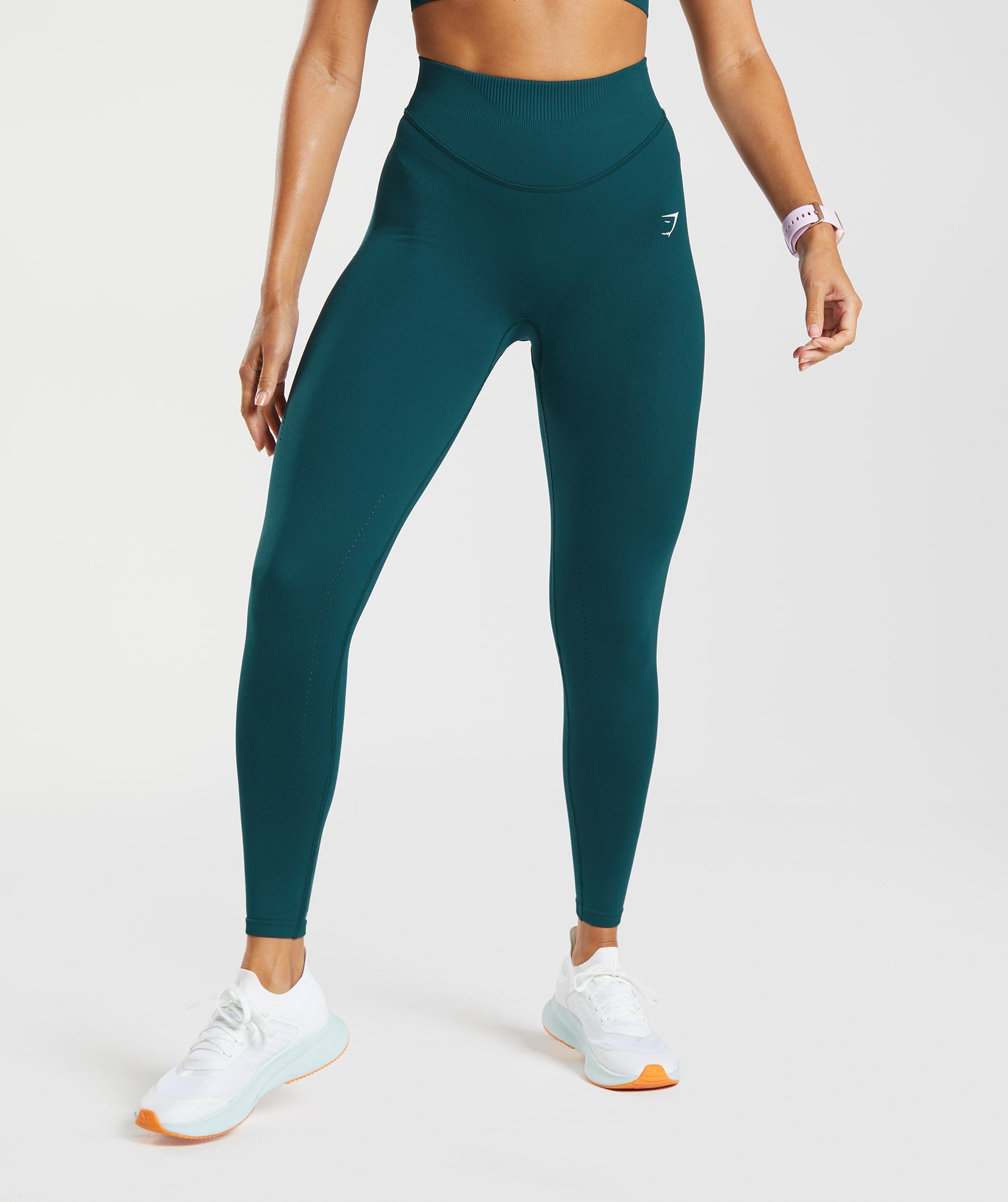 Turquoise Women's Gymshark Sweat Seamless Sculpt Leggings | JTBFRW-476