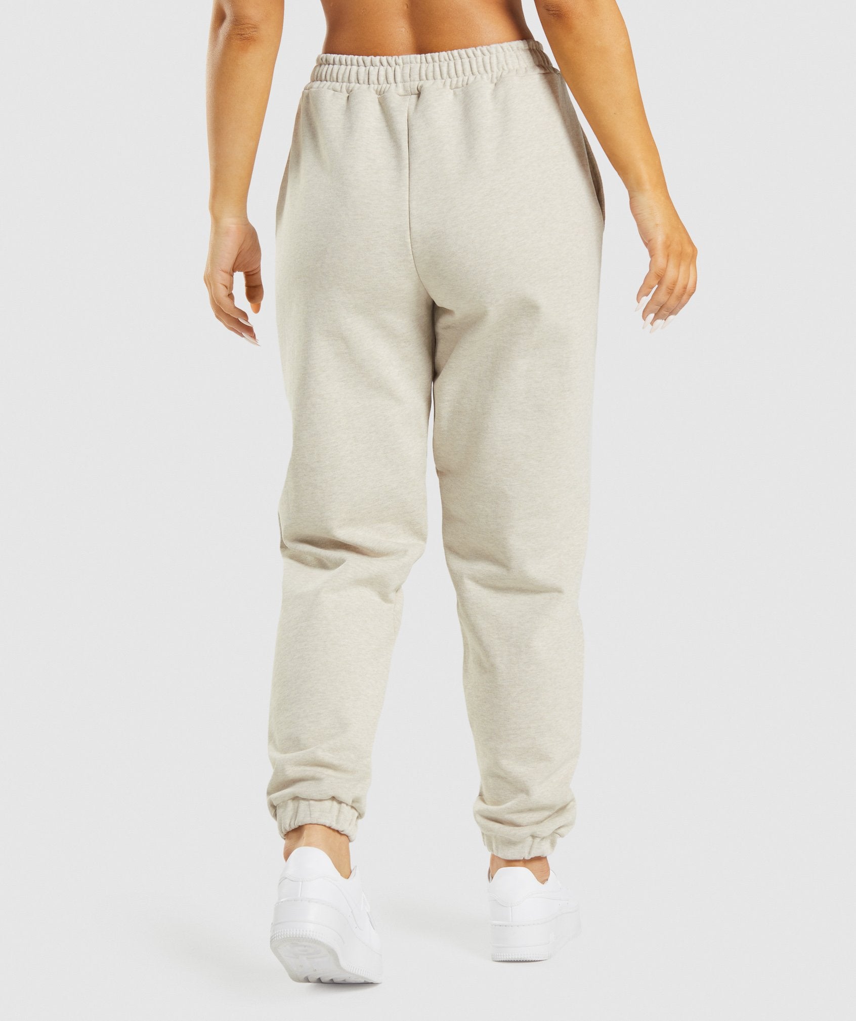 Beige Women's Gymshark Rest Day Sweats Jogger | JLYSVQ-807