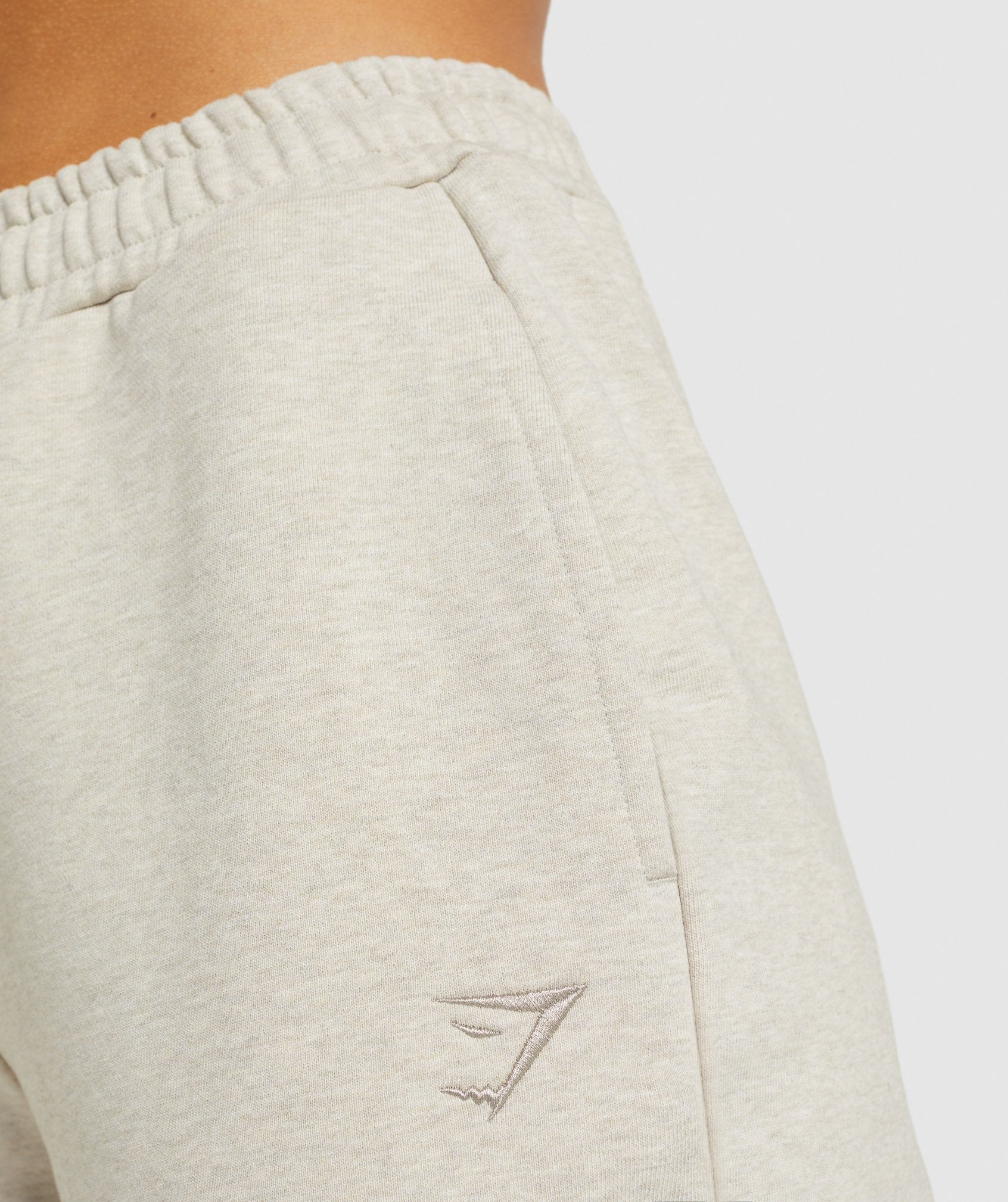 Beige Women's Gymshark Rest Day Sweats Jogger | JLYSVQ-807