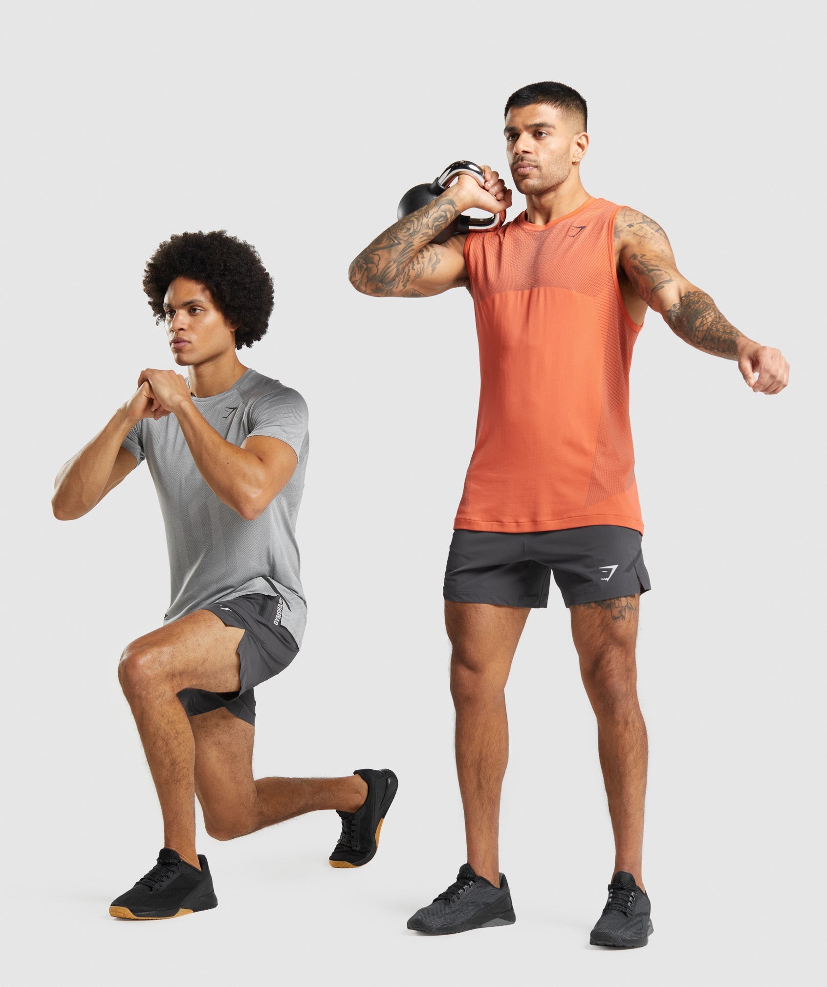 Black Grey Men's Gymshark Apex 5