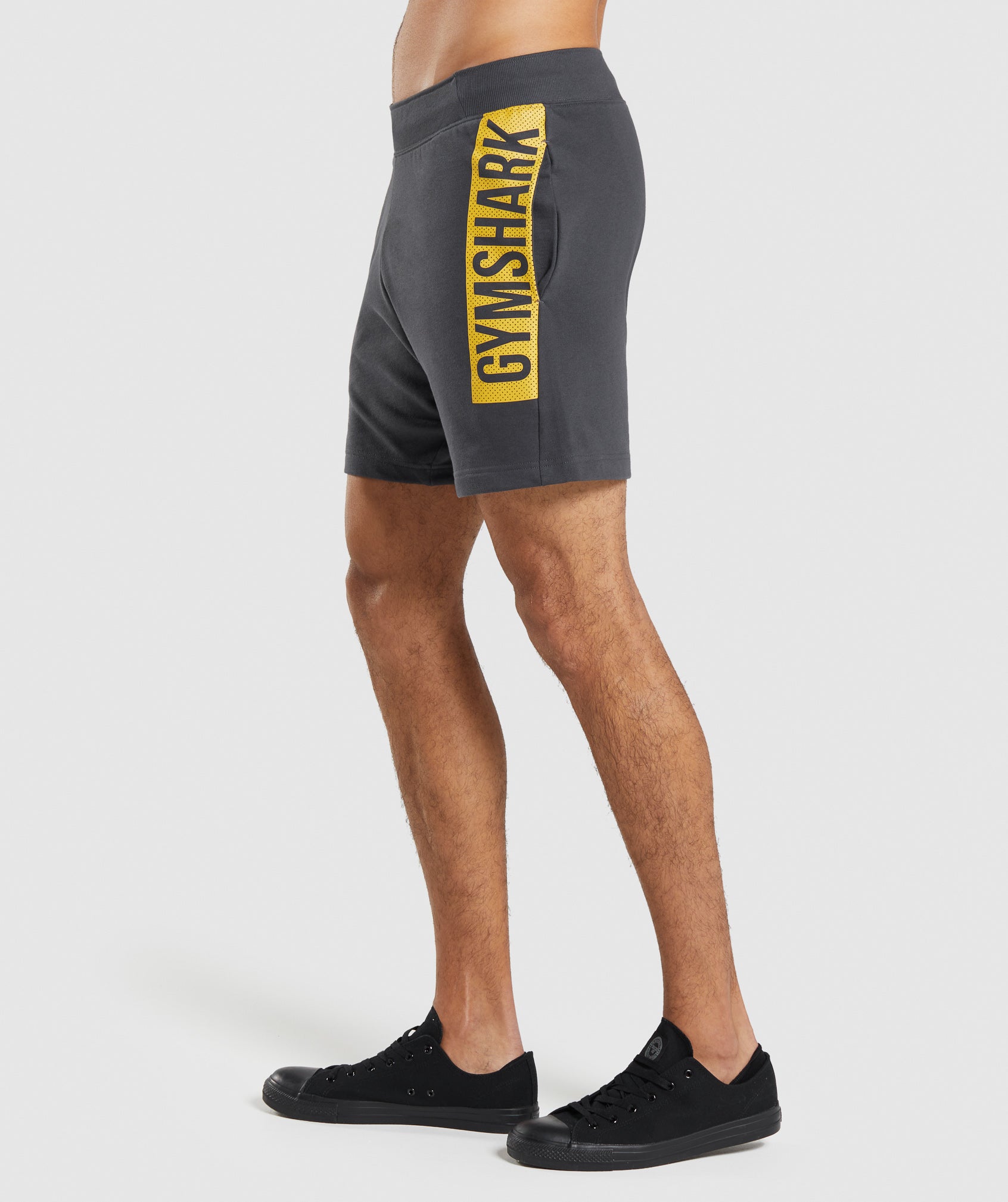 Black Grey Men's Gymshark Bold Shorts | QCGHUR-134