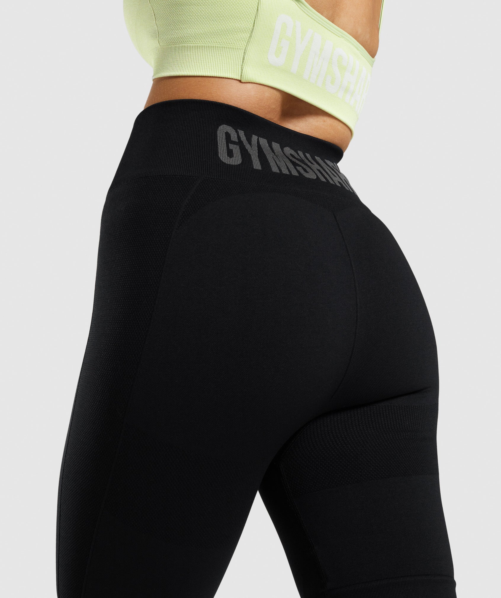 Black / Grey Women's Gymshark Flex Cycling Shorts | JZSTGE-786