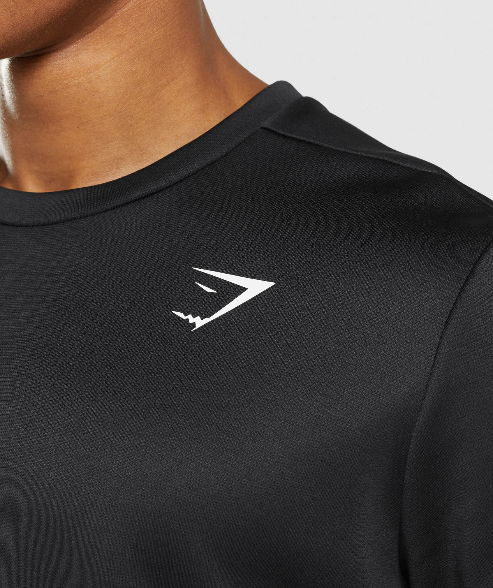 Black Men's Gymshark Arrival Crew Sweatshirts | QZIPVR-640