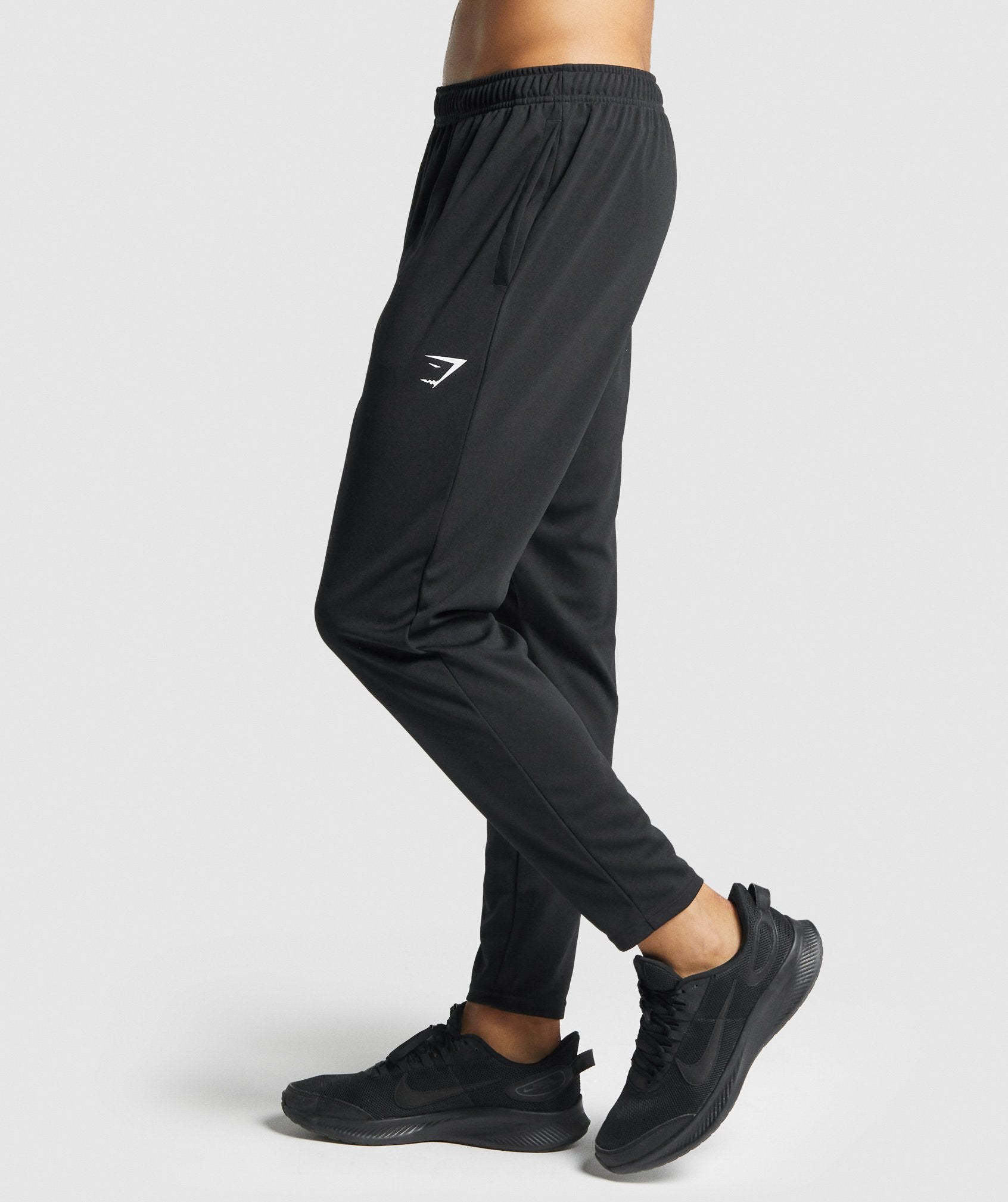 Black Men's Gymshark Arrival Knit Jogger | TMNKHA-513