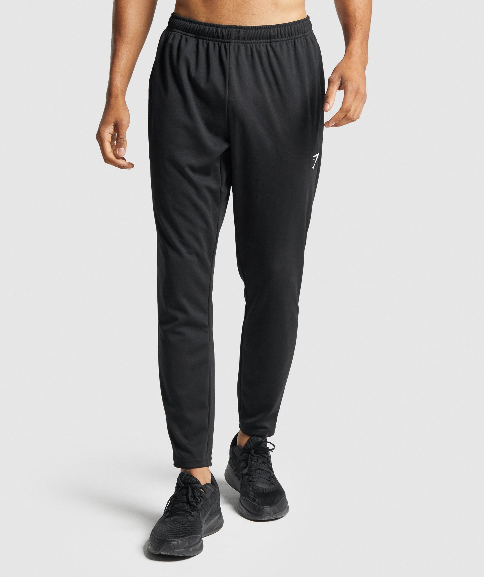 Black Men\'s Gymshark Arrival Knit Jogger | TMNKHA-513