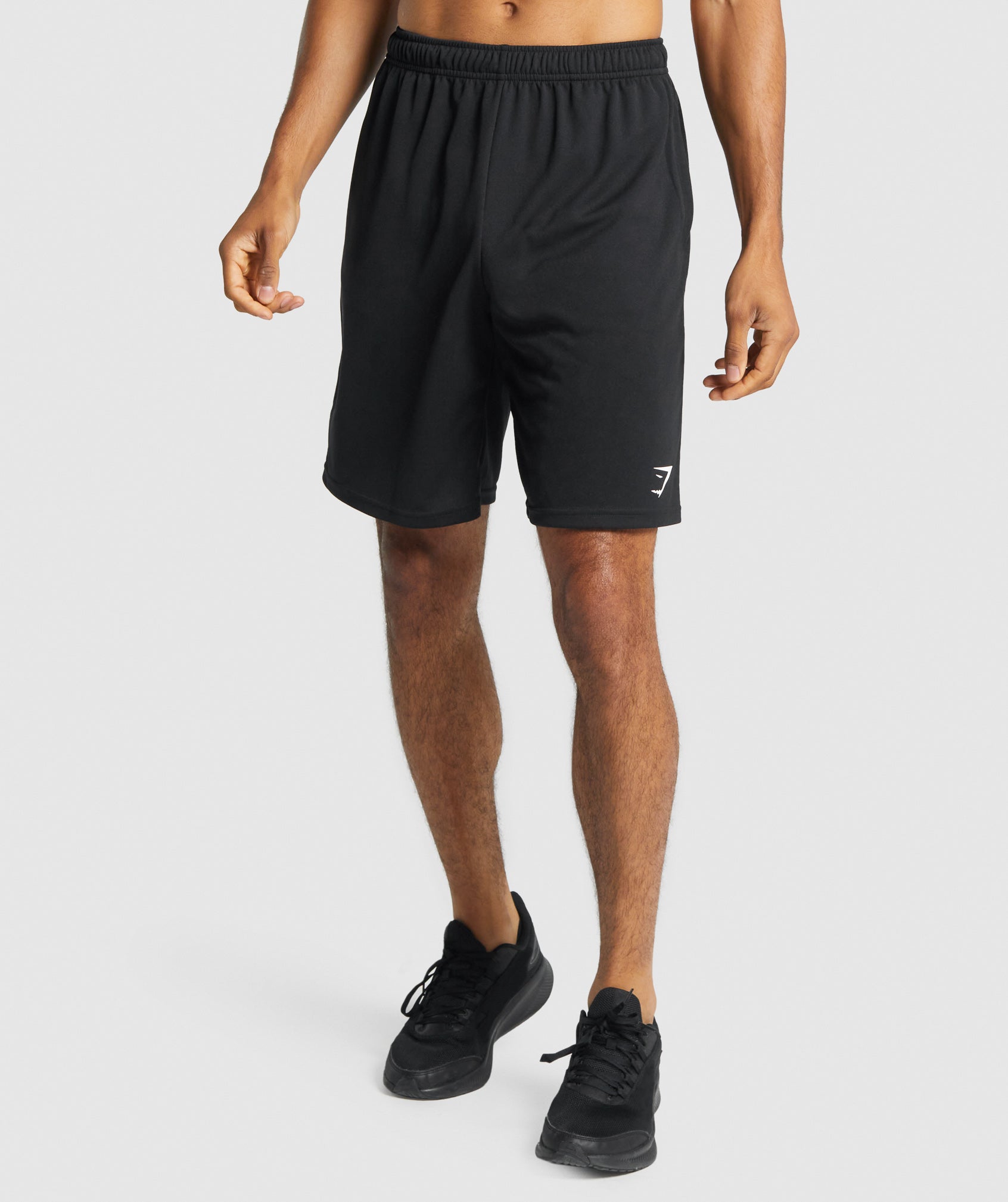 Black Men\'s Gymshark Arrival Knitted Shorts | XNLUKO-459