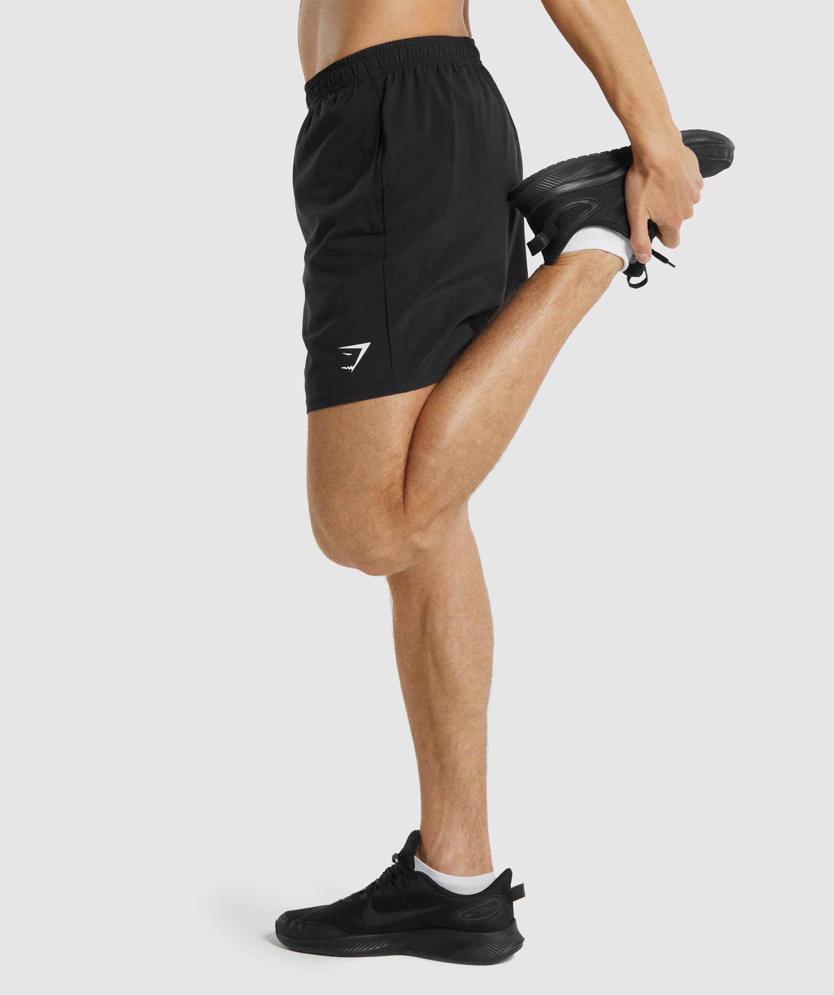 Black Men's Gymshark Arrival Shorts | ISREUT-784