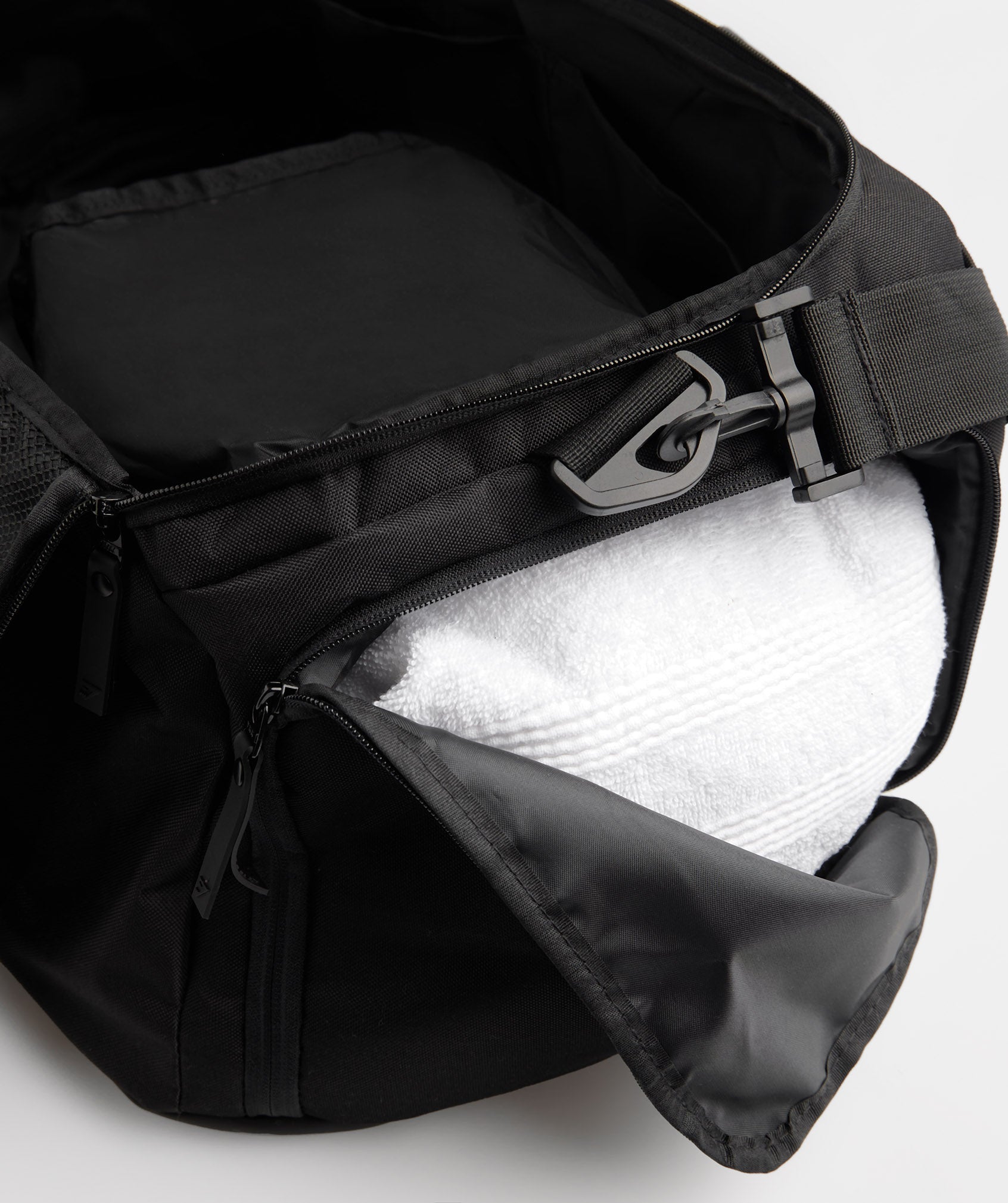 Black Men's Gymshark Bold Holdall Bags | HMKFQR-947