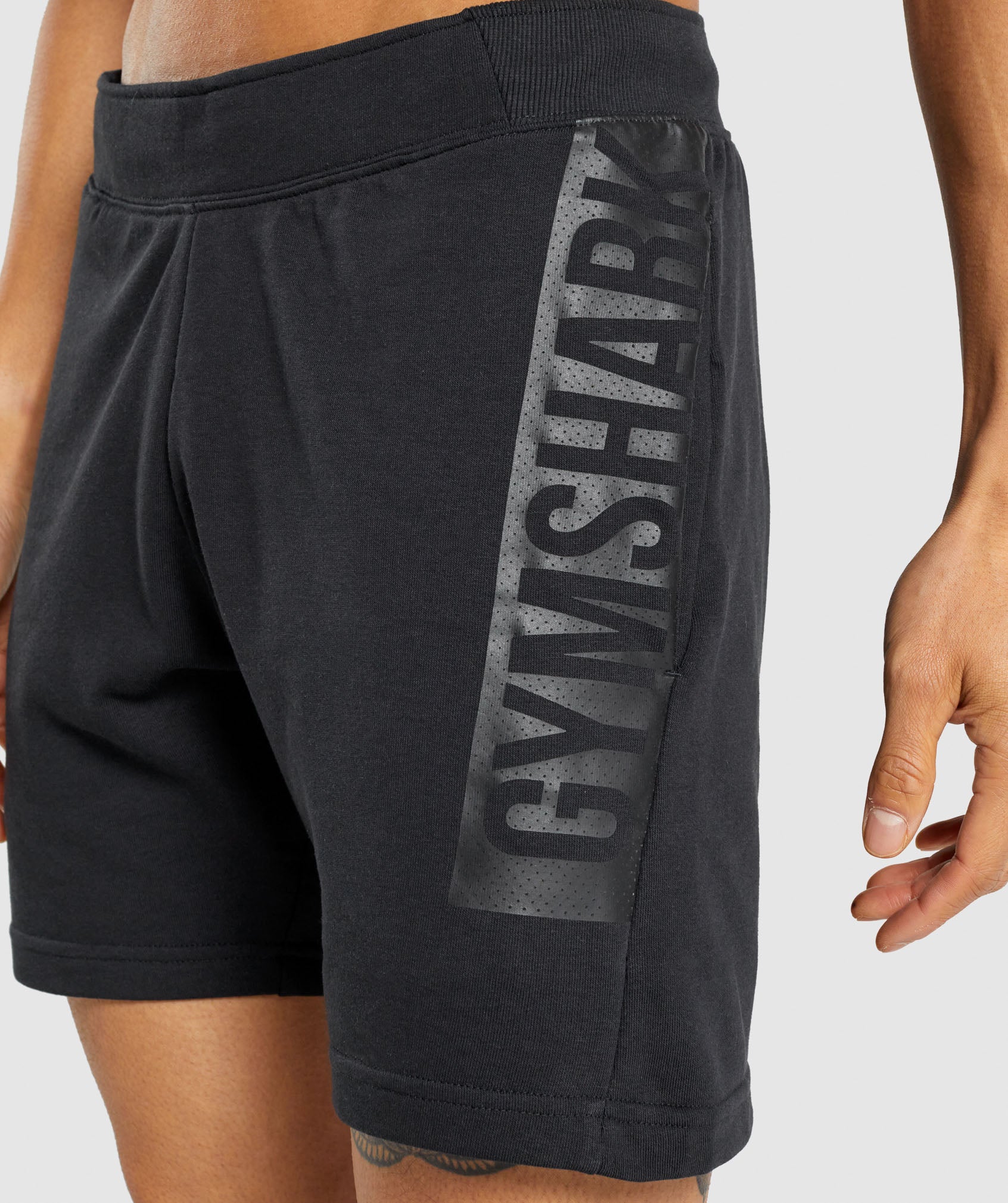 Black Men's Gymshark Bold Shorts | USKQJD-619