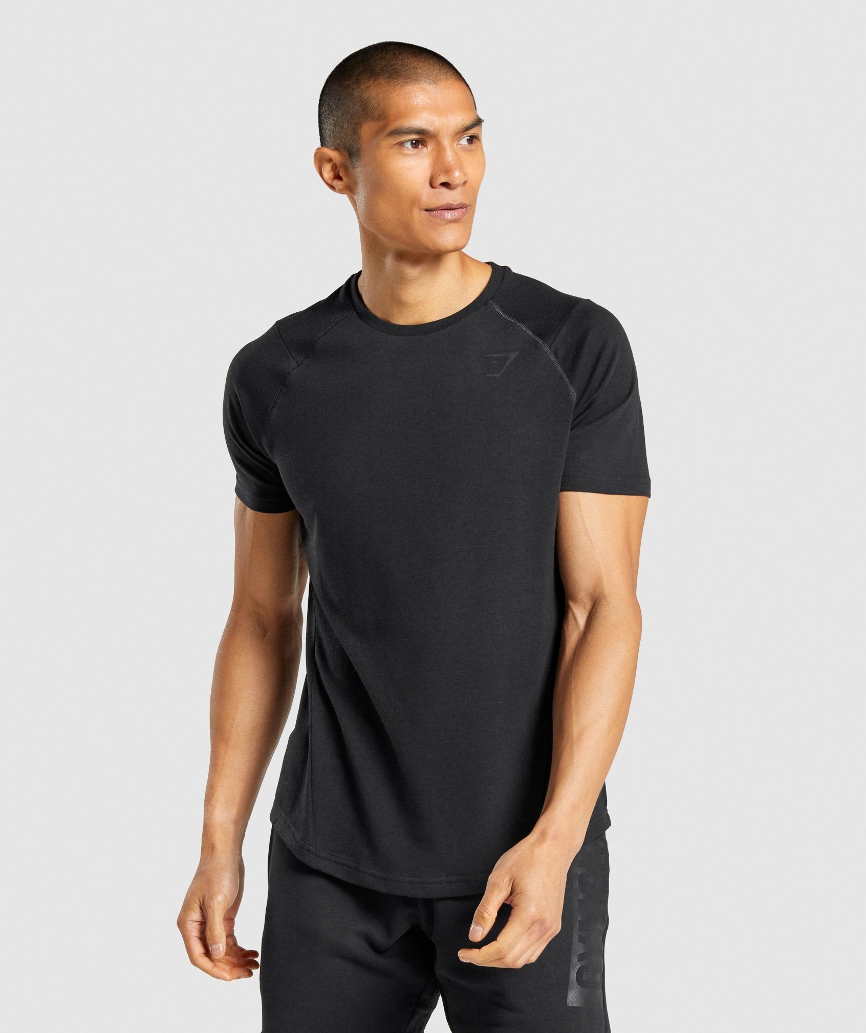 Black Men's Gymshark Bold T Shirts | DOUKMX-625