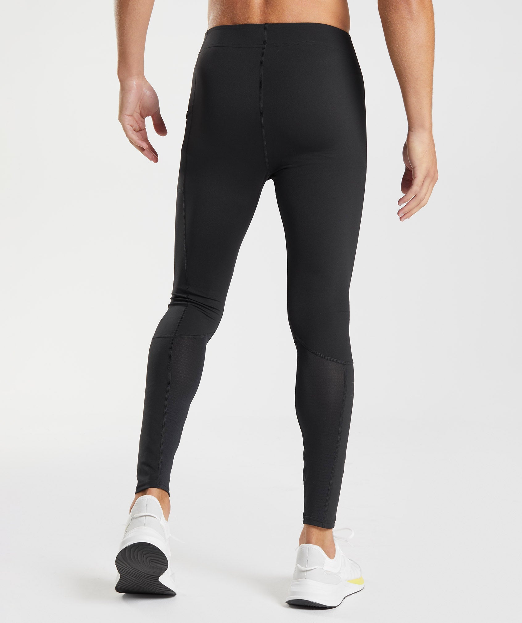 Black Men's Gymshark Control Baselayer Leggings | KPTMWD-571